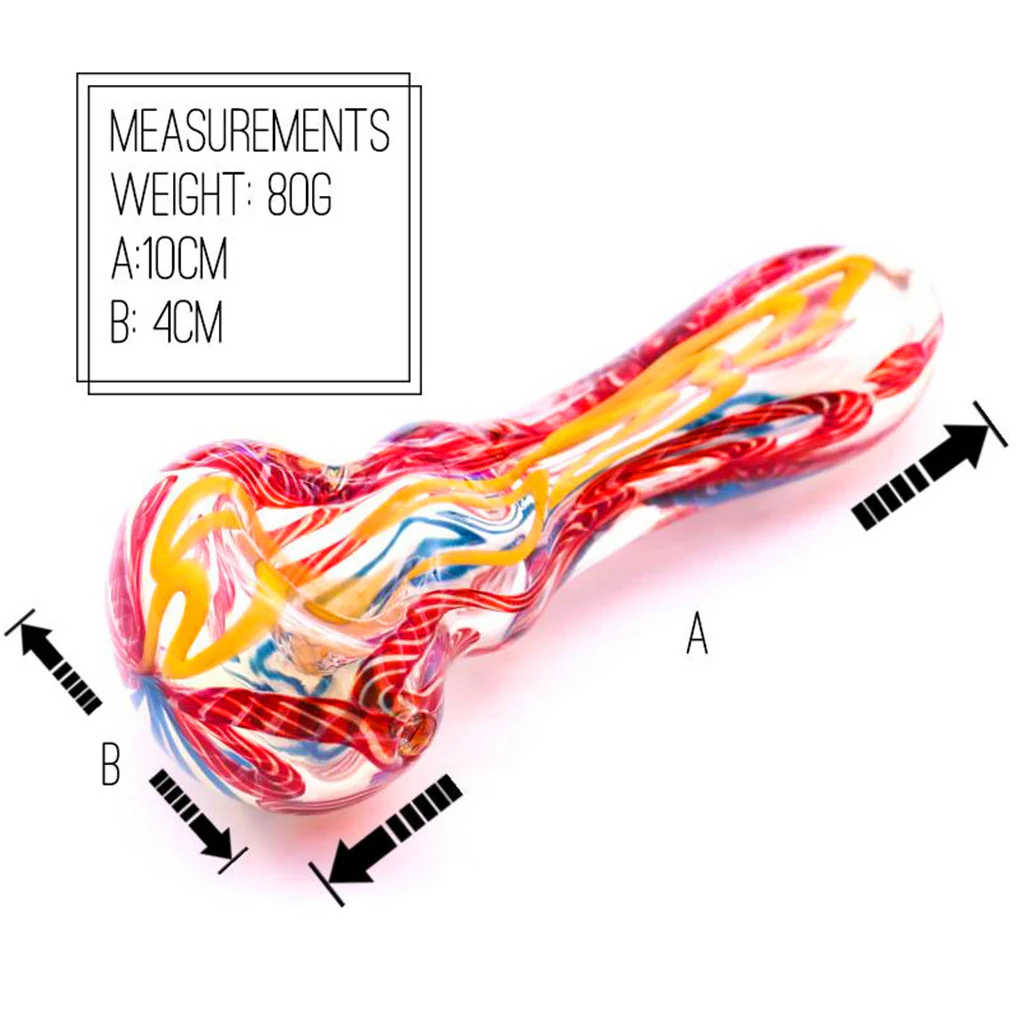 Glass Smoking Pipe Glass Smoking Pipe Manufacture Hand-Blown Spoon Pipe | 4 Inch Gift wrap
