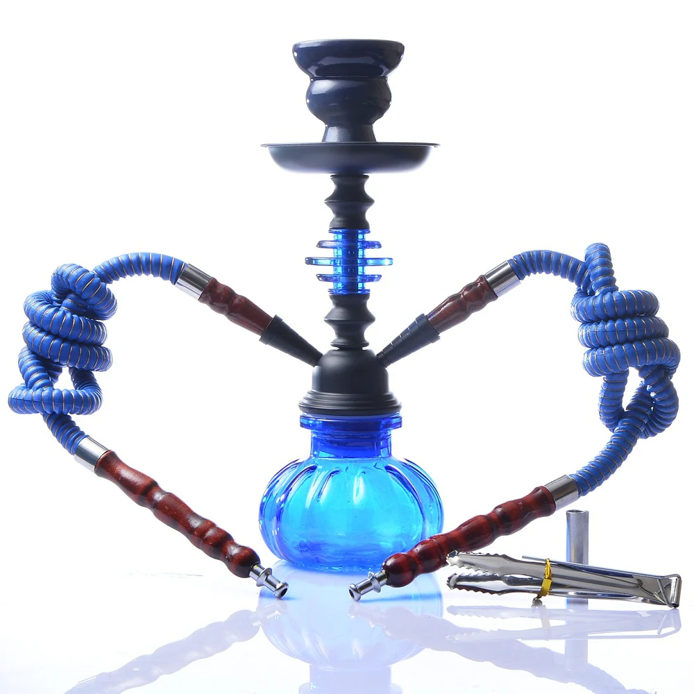 Hookah Arabian hookah glass small double-tube tobacco bottle - RORA
