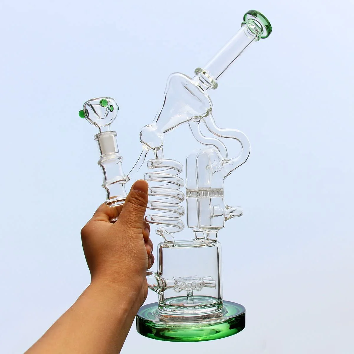 Recycler Galss Bong | 14.4mm 13inch - RORA