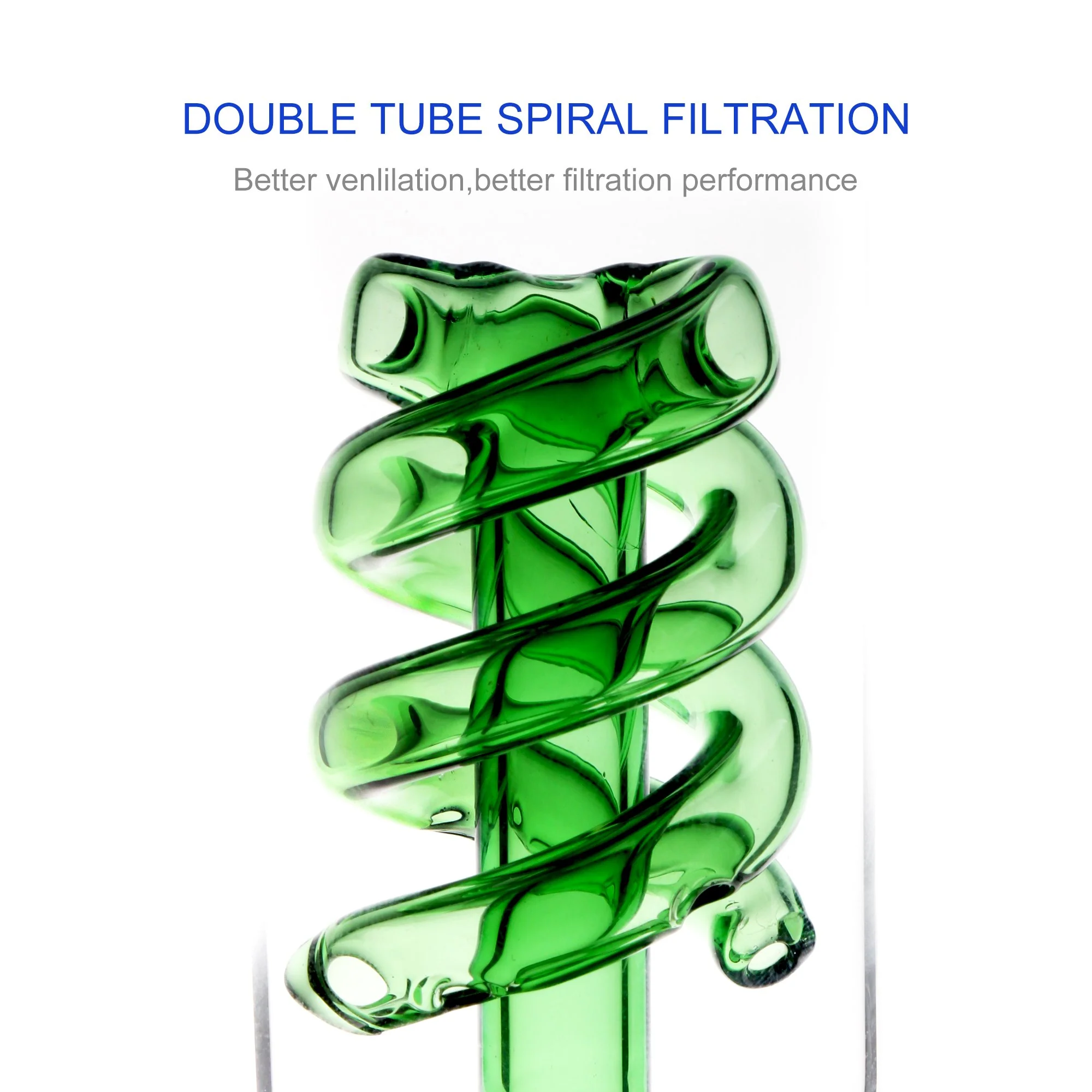 Green Glass Bong | 14.5mm 12.2inch - RORA