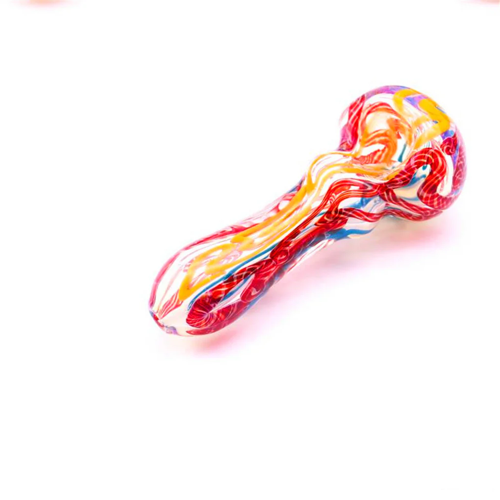 Glass Smoking Pipe Glass Smoking Pipe Manufacture Hand-Blown Spoon Pipe | 4 Inch Gift wrap