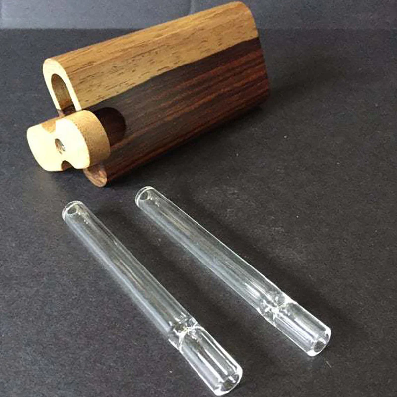 4″ Glass Pipe Water Bong Glass Straw Tube Filter Pipes Glass Filter