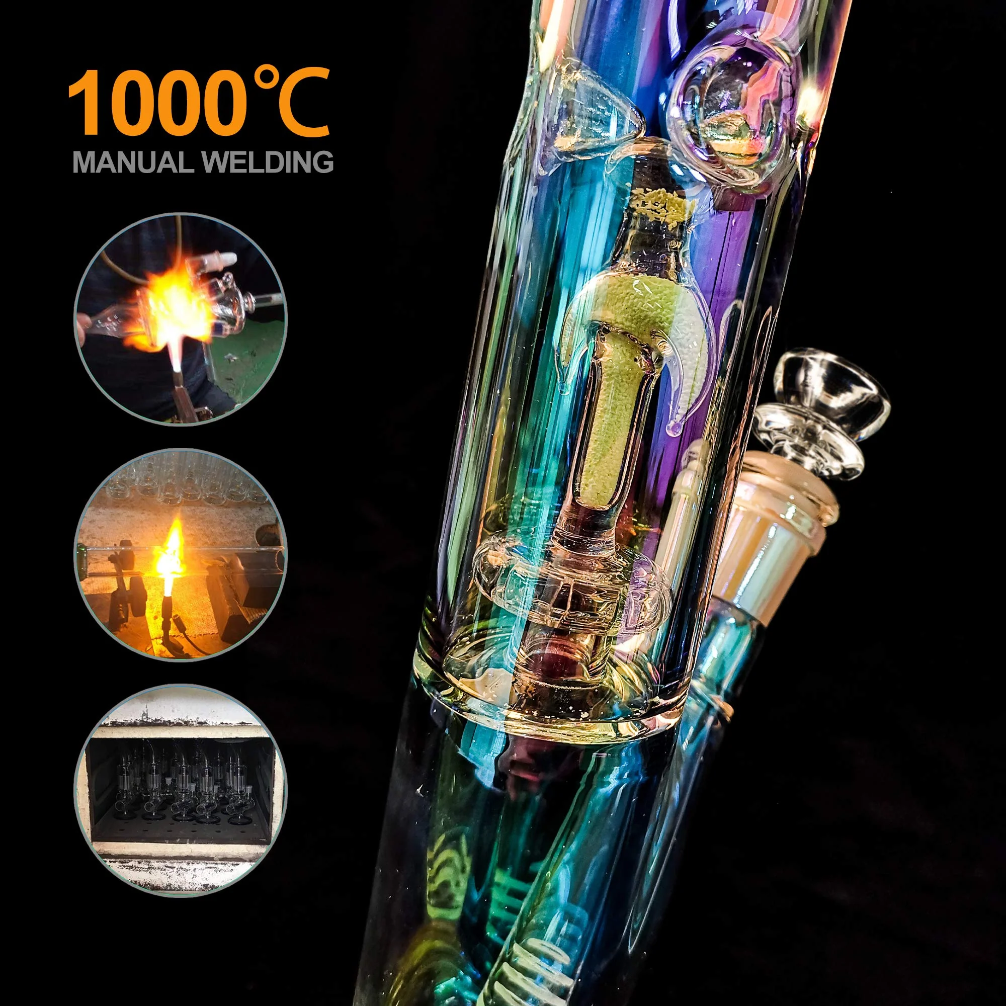 Handmade Glass Bong | 14.5mm 12.2inch - RORA