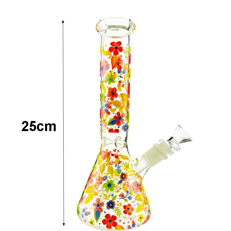 Floral Glass Bong | 9.8