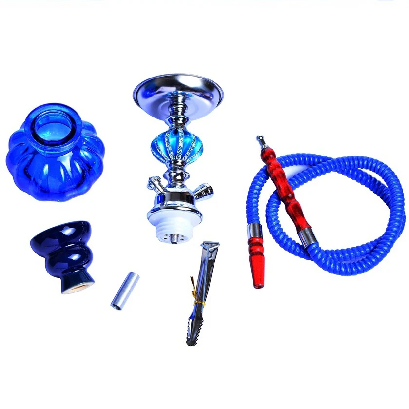 Arabic shisha single pipe shisha small glass pot / 28cm high - RORA