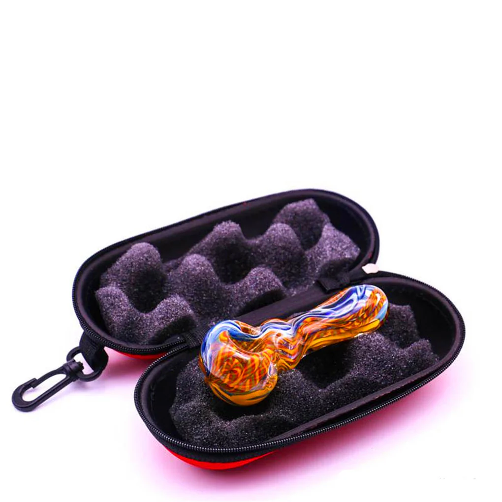Glass Smoking Pipe Glass Smoking Pipe Manufacture Hand-Blown Spoon Pipe | 4 Inch Gift wrap