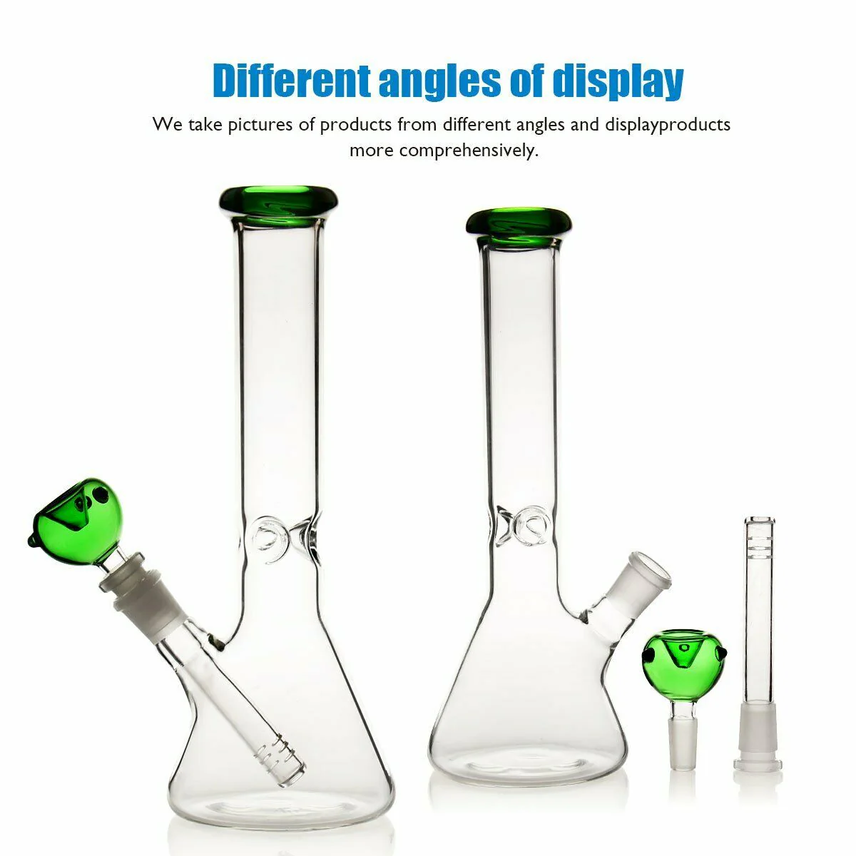 Green Glass Bong 8.2inch