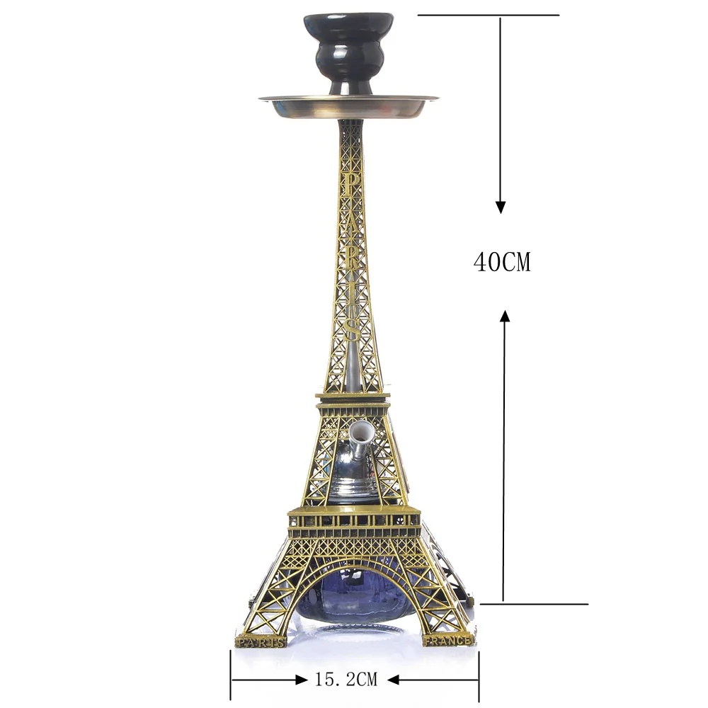 Eiffel Tower Hookah Arabic Hookah Double Tube Hookah
