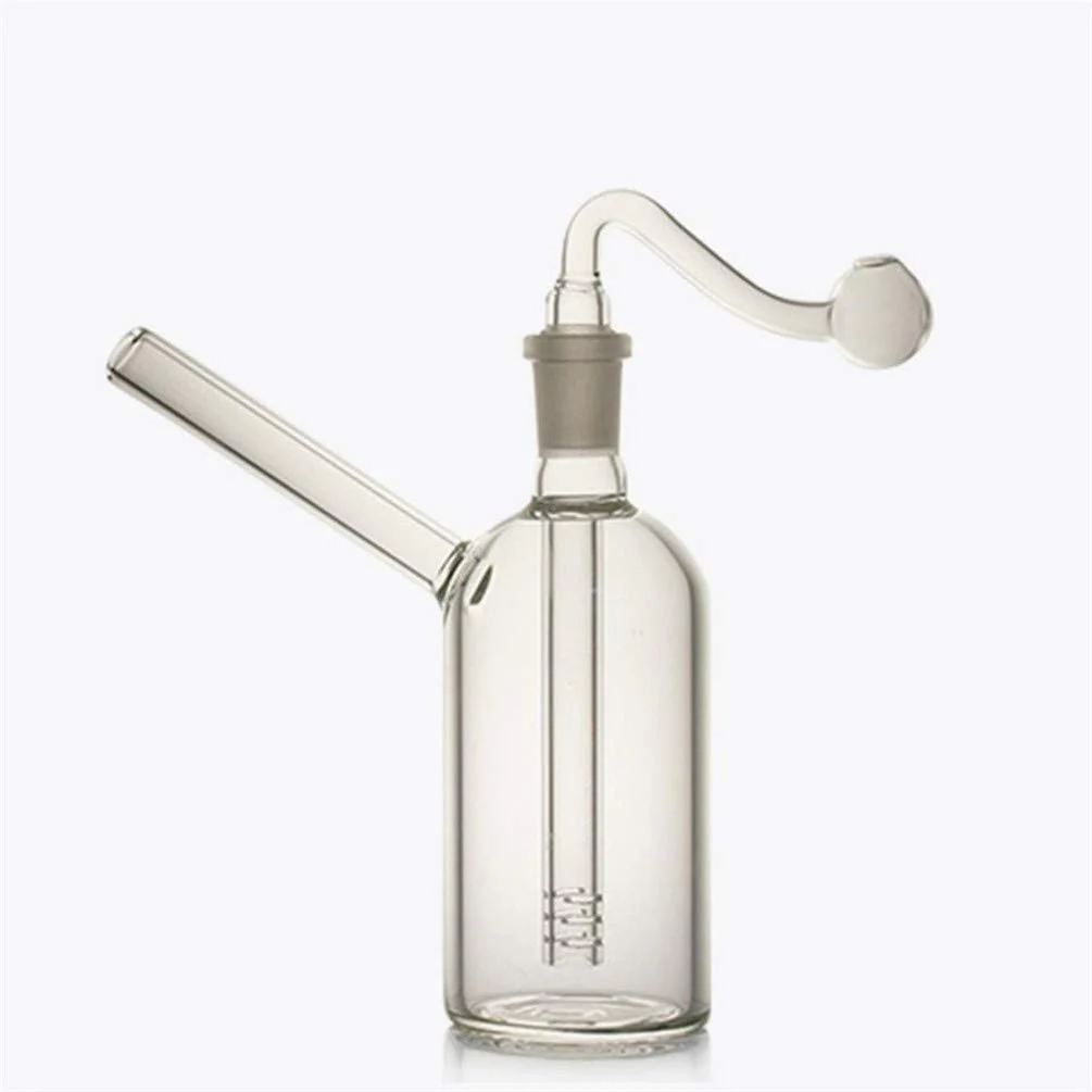 5.3Inch Mini Glass Bong Oil Burner Pipe Water Pipe Dab Rig 14.5mm Joint