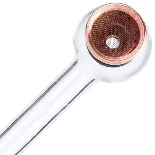 Golden Glass Pipe Oil Burner Pipe Bong 4.7In