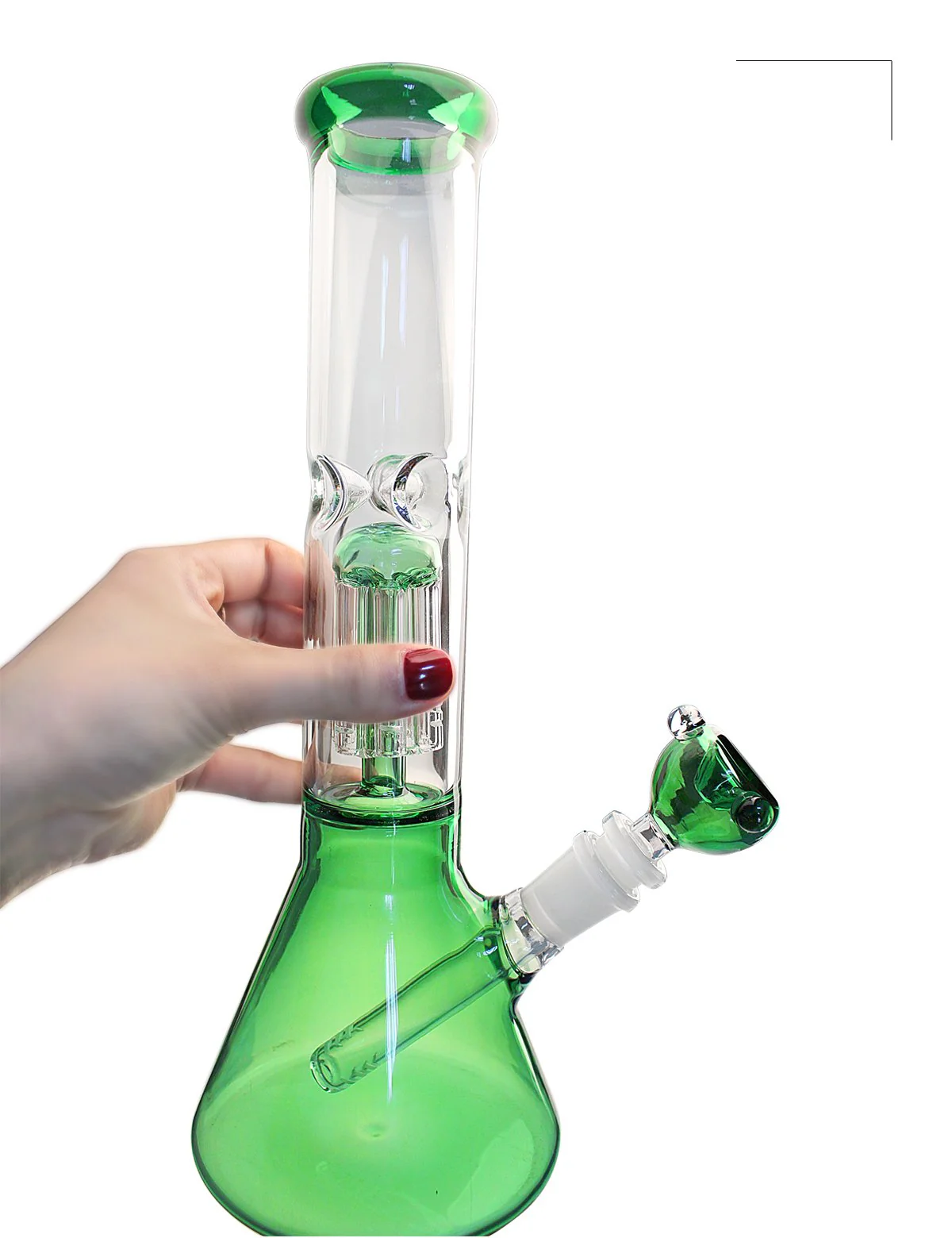 Tall Glass Bong | 14.4mm 11.8inch - RORA