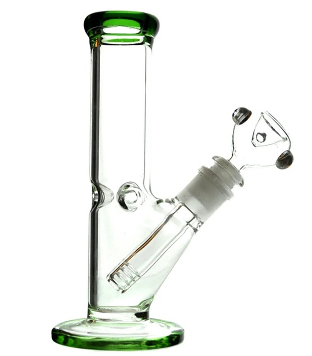 6Inch Mini Glass Bong Water Pipe Dab Rig Beaker Bubbler for Smoking