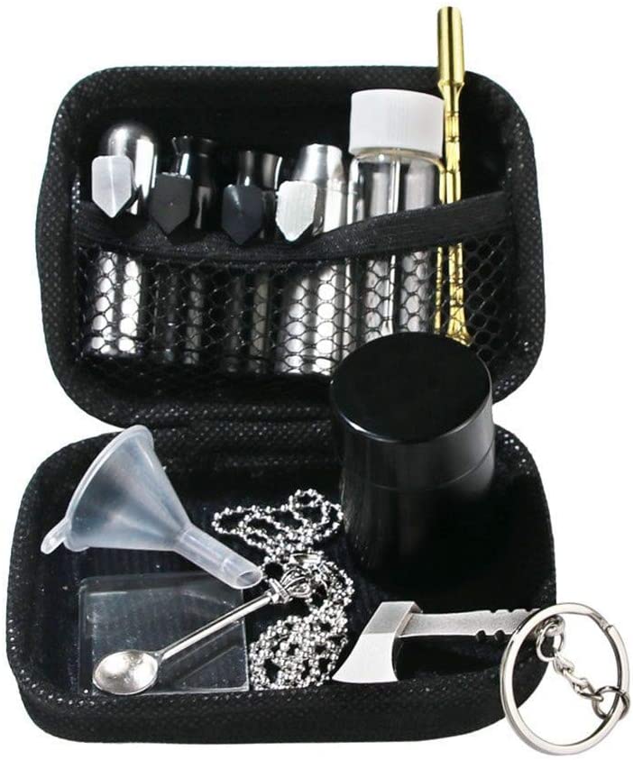 RORA 12 PCS Snuff Kit Snuff Straw Snorter Kit - RORA