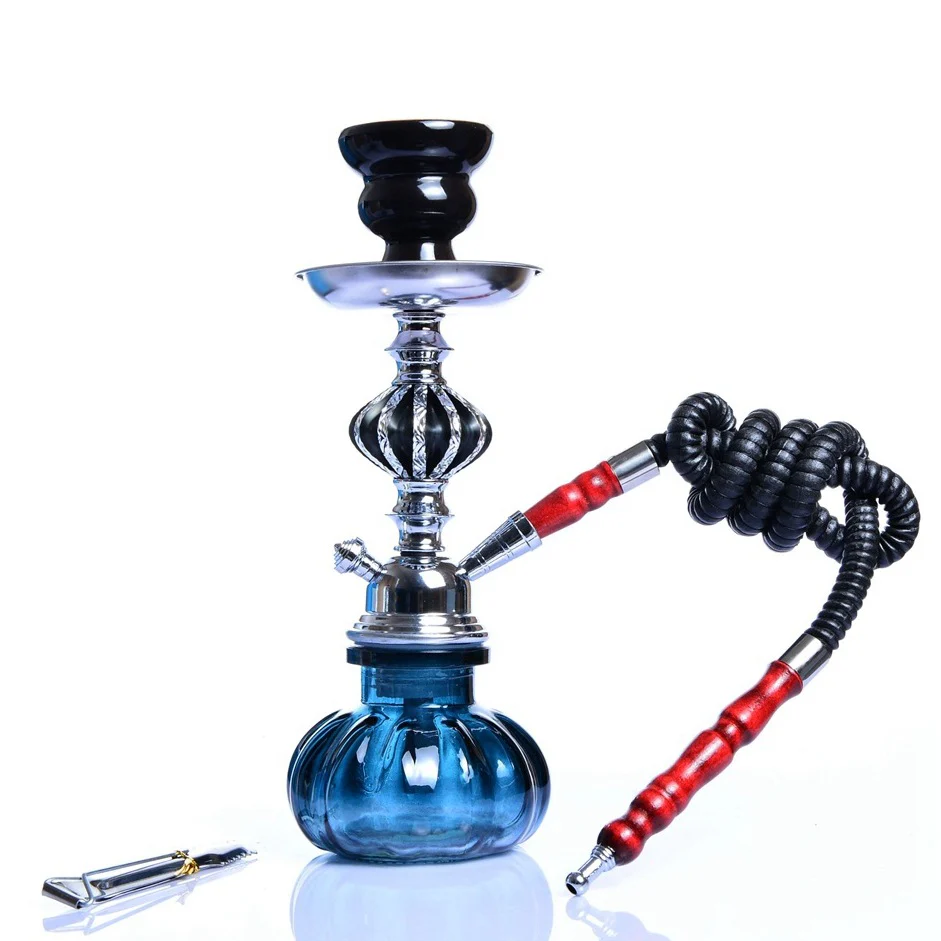 Arabic shisha single pipe shisha small glass pot / 28cm high - RORA
