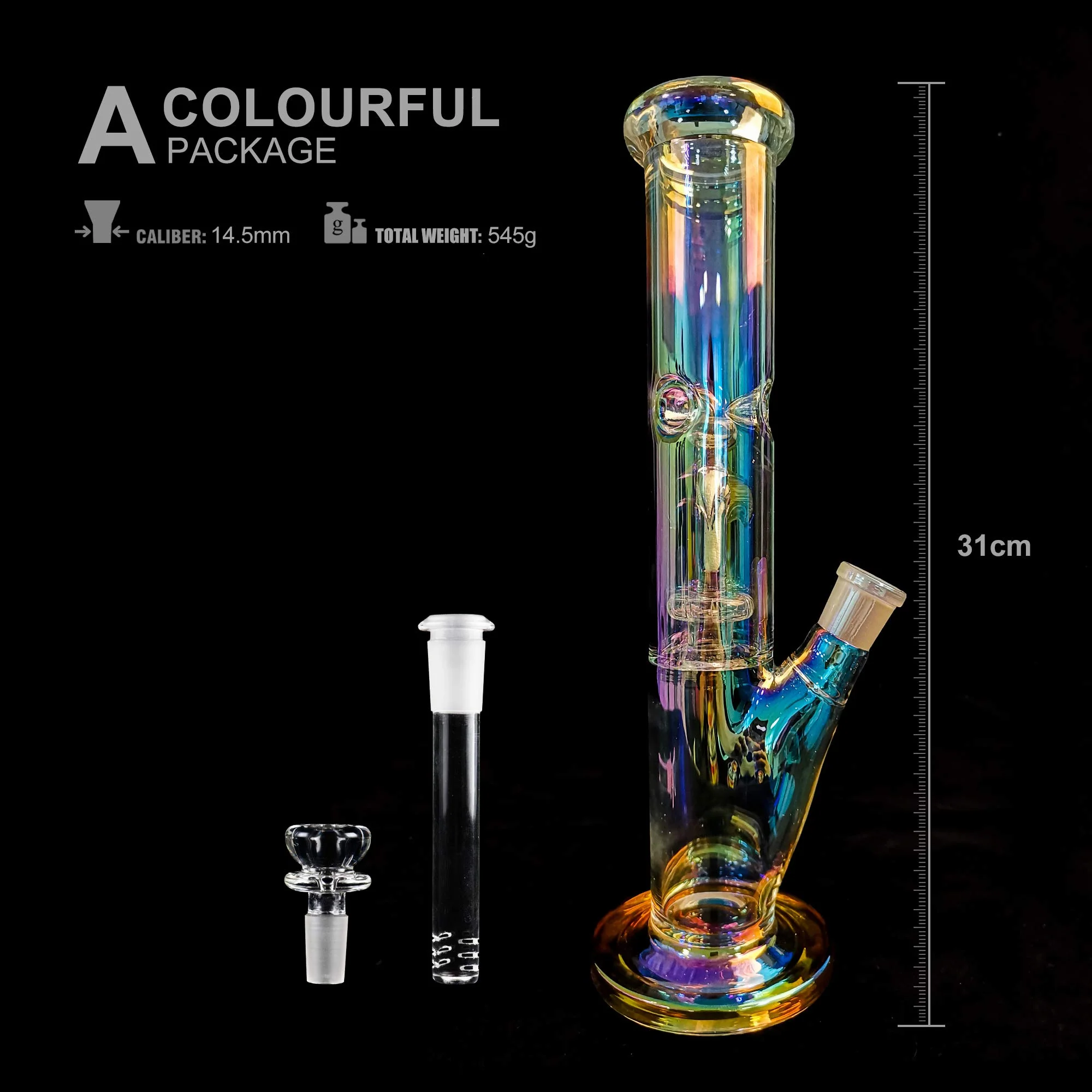 Handmade Glass Bong | 14.5mm 12.2inch - RORA