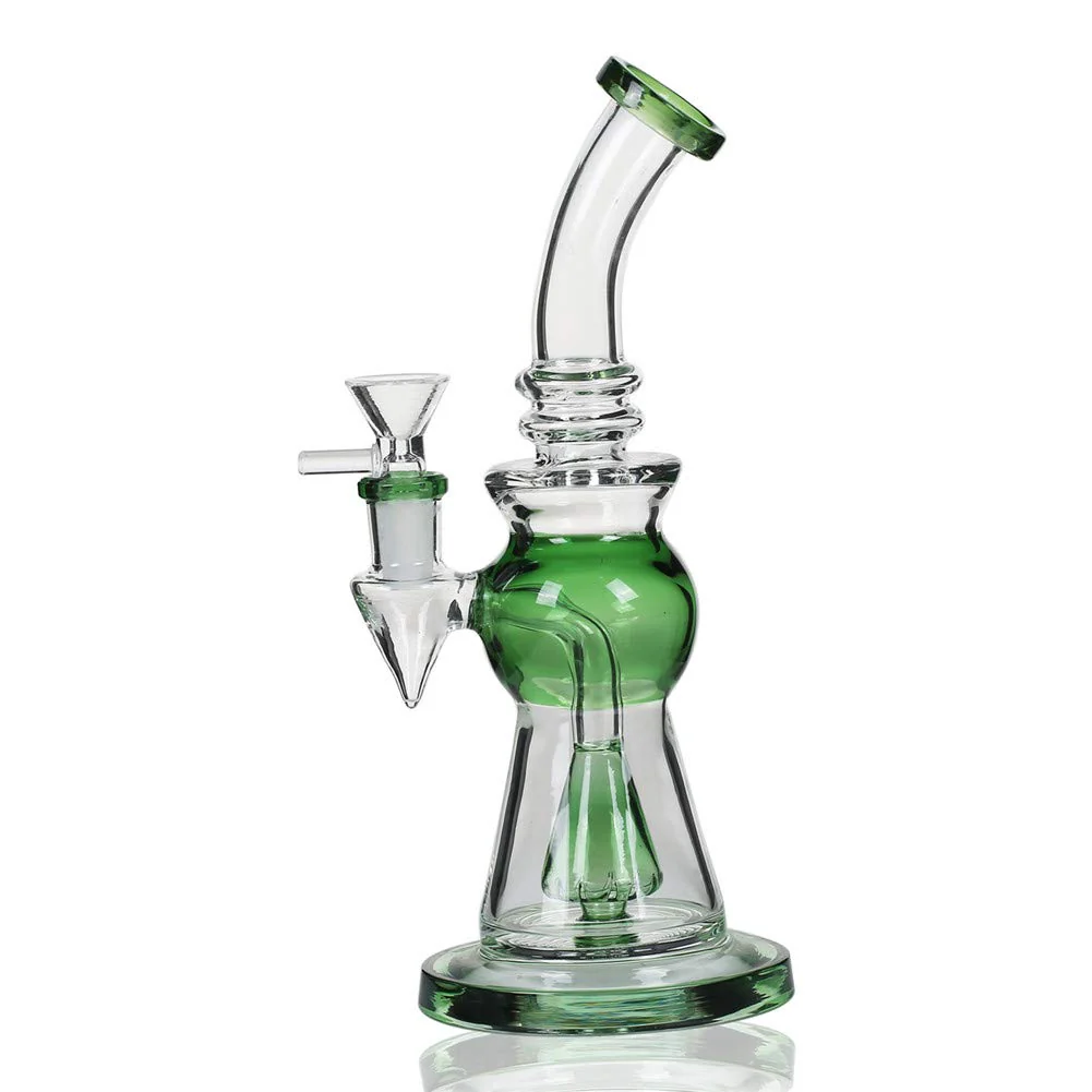 Straight Handmade Glass Bongs | 14.5mm 9.4inch - RORA