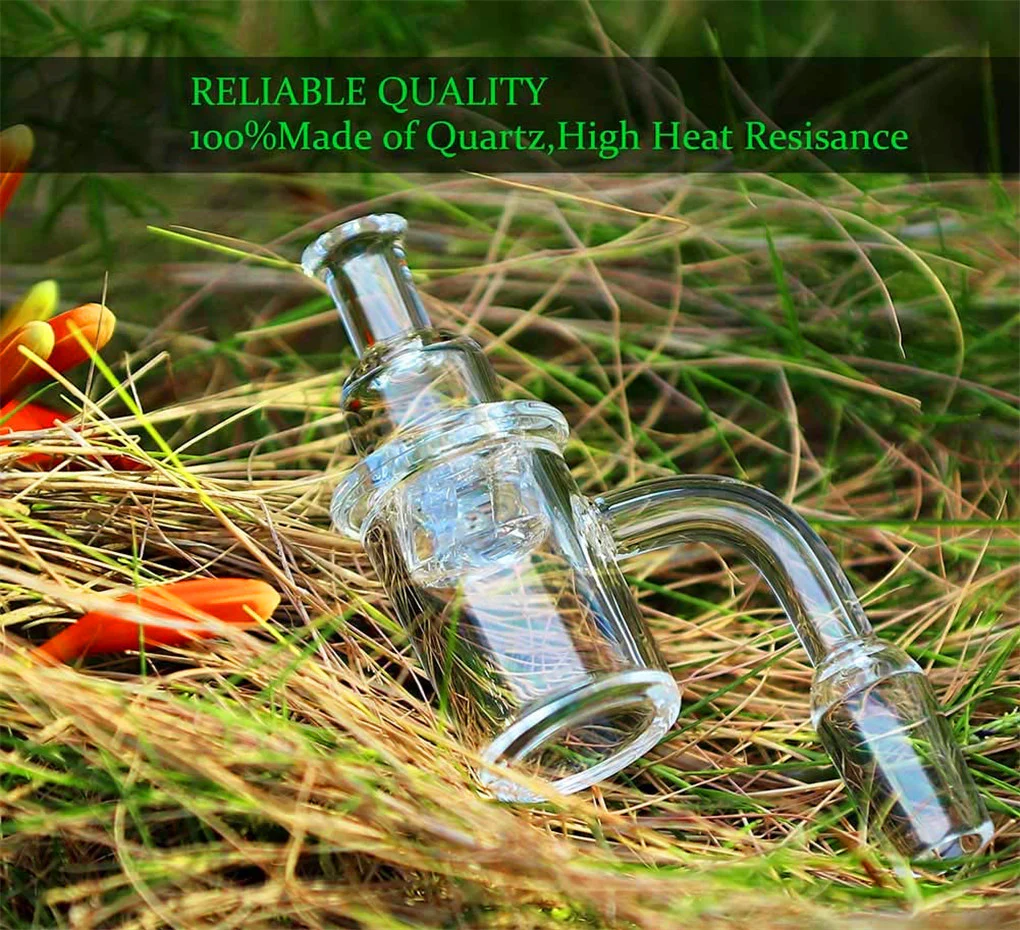 Quartz Banger Glass Cap Bong with Glow Ball | 3.7 Inch