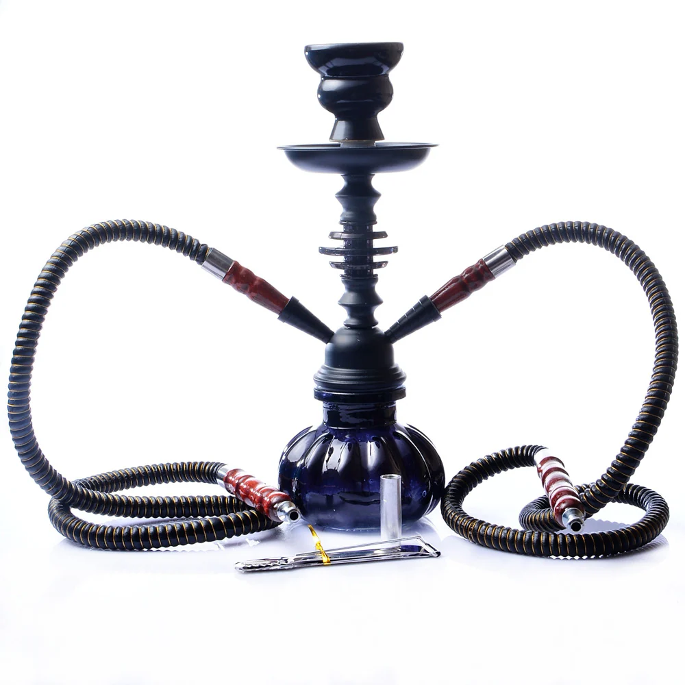 Hookah Arabian hookah glass small double-tube tobacco bottle - RORA