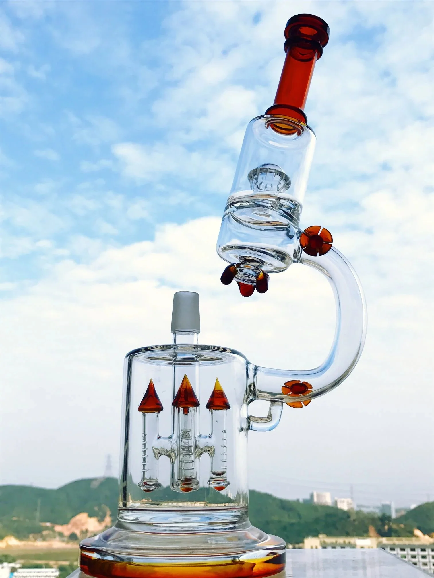 Microscope Glass Bong | 14 inch - RORA