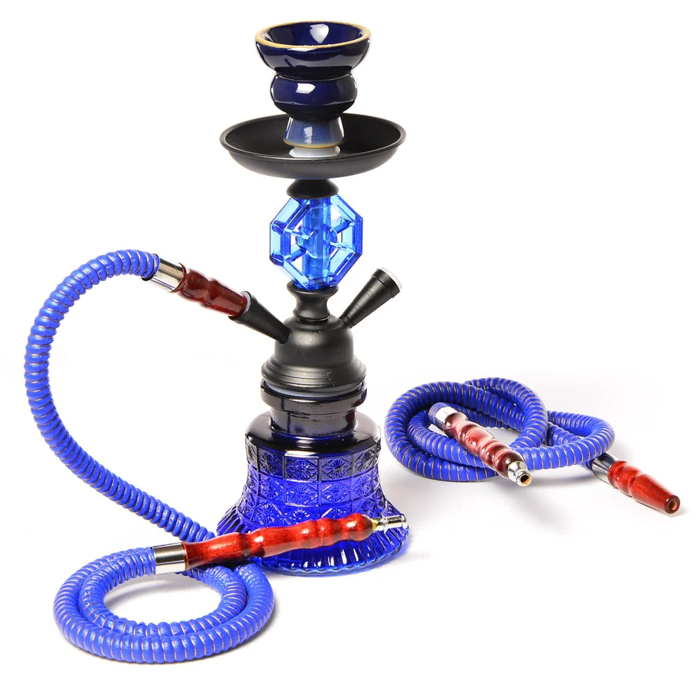 Arabic hookah set double tube glass hookah kettle / 26cm - RORA