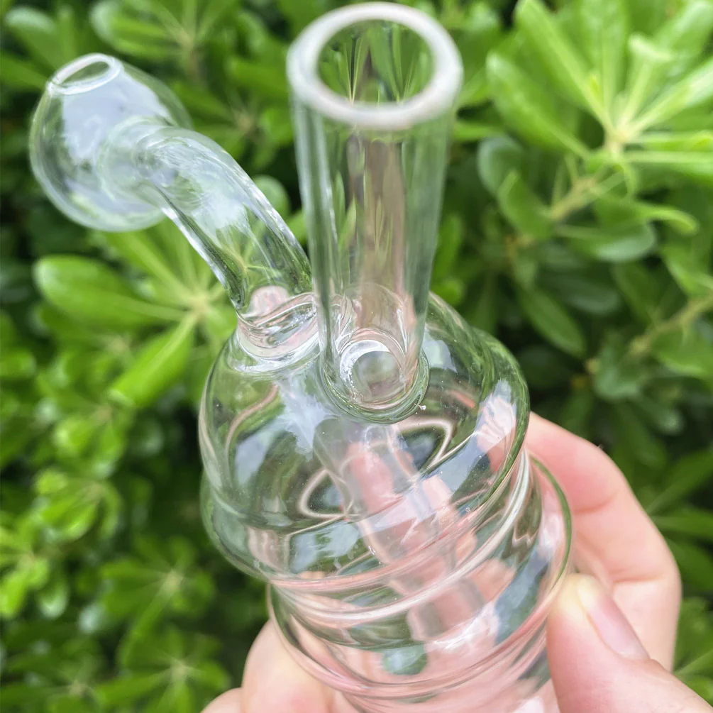 Thick Glass Mini Bongs Handmade Small Glass Water Pipes - RORA
