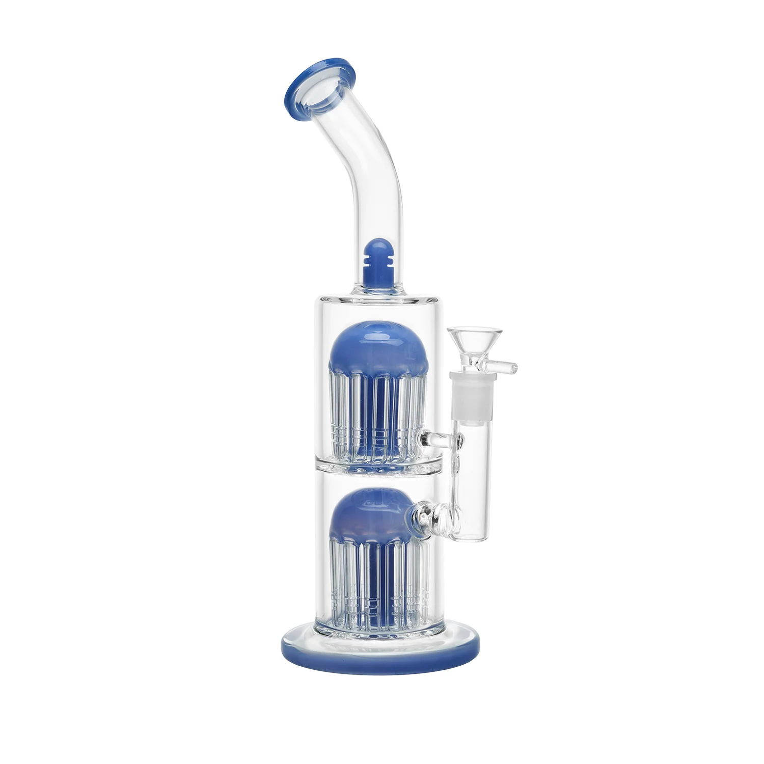 Glass Bong with Double Tree Perc | 11 inch - RORA