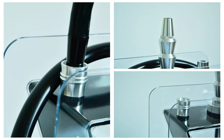 Arabic hookah acrylic triangular kettle hookah set plastic kettle / - RORA