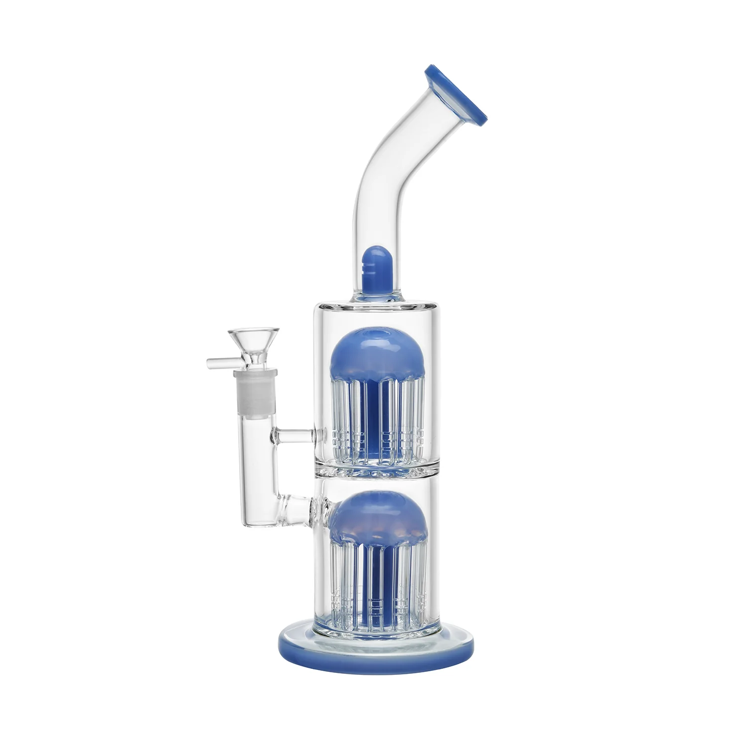 Glass Bong with Double Tree Perc | 11 inch - RORA