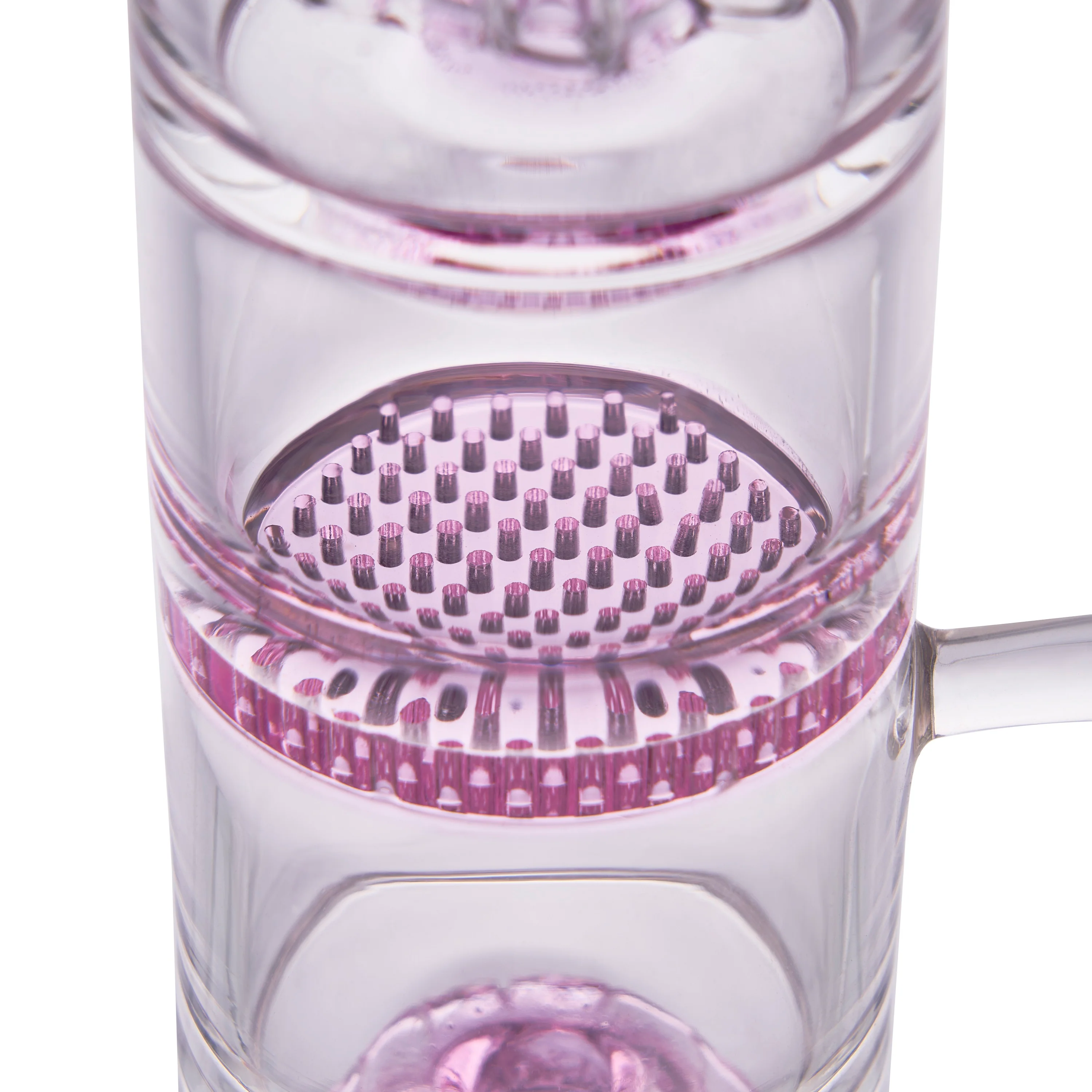 Pink Big Honeycomb Glass Bongs | 18mm 16.5inch - RORA