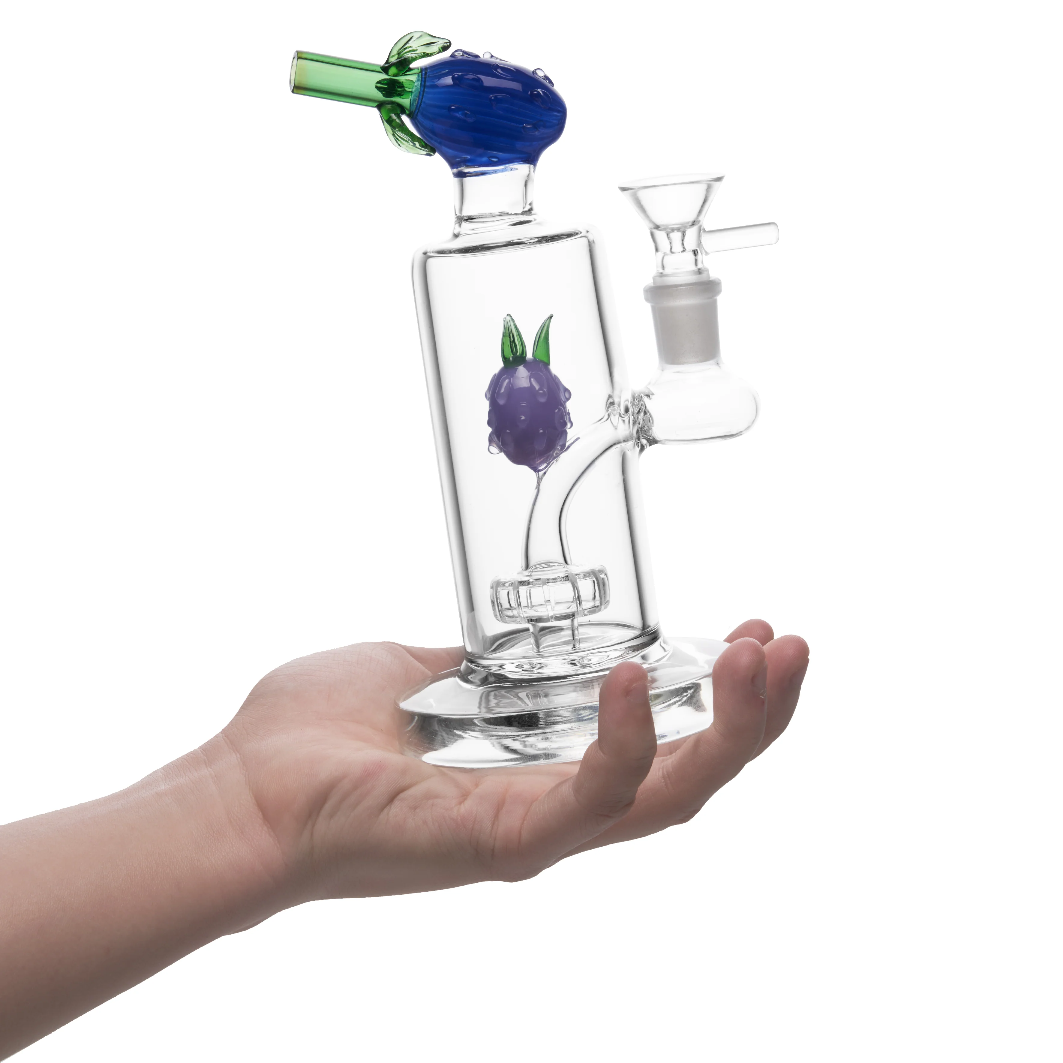 Cute Mini Pineapple Glass Bong | 8 Inch - RORA
