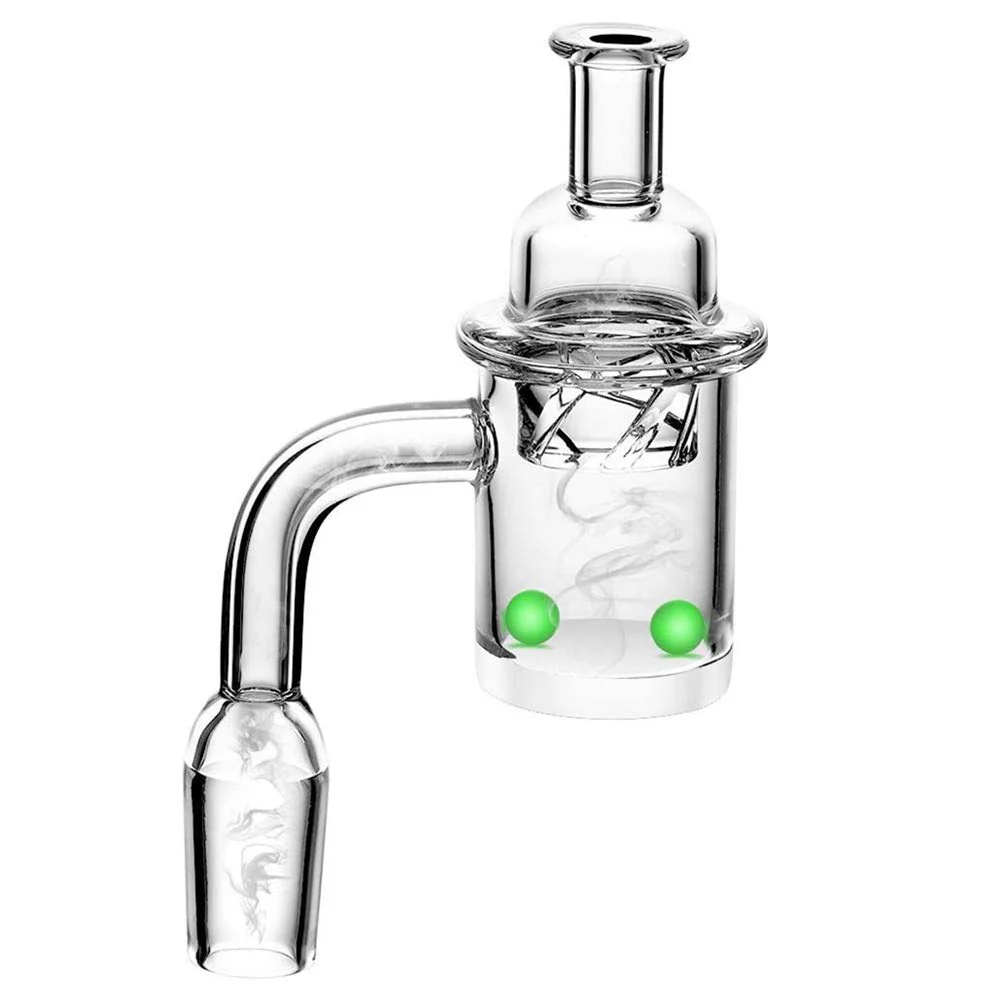 Quartz Banger Glass Cap Bong with Glow Ball | 3.7 Inch