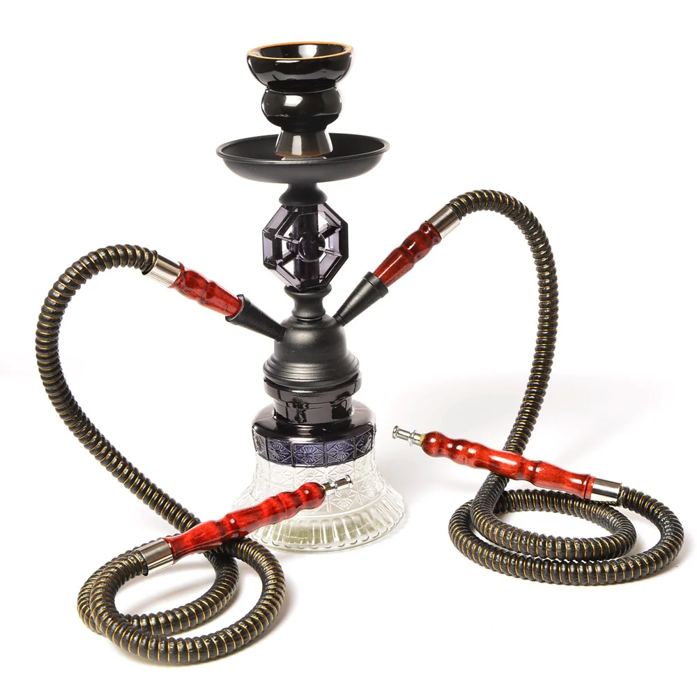 Arabic hookah set double tube glass hookah kettle / 26cm - RORA