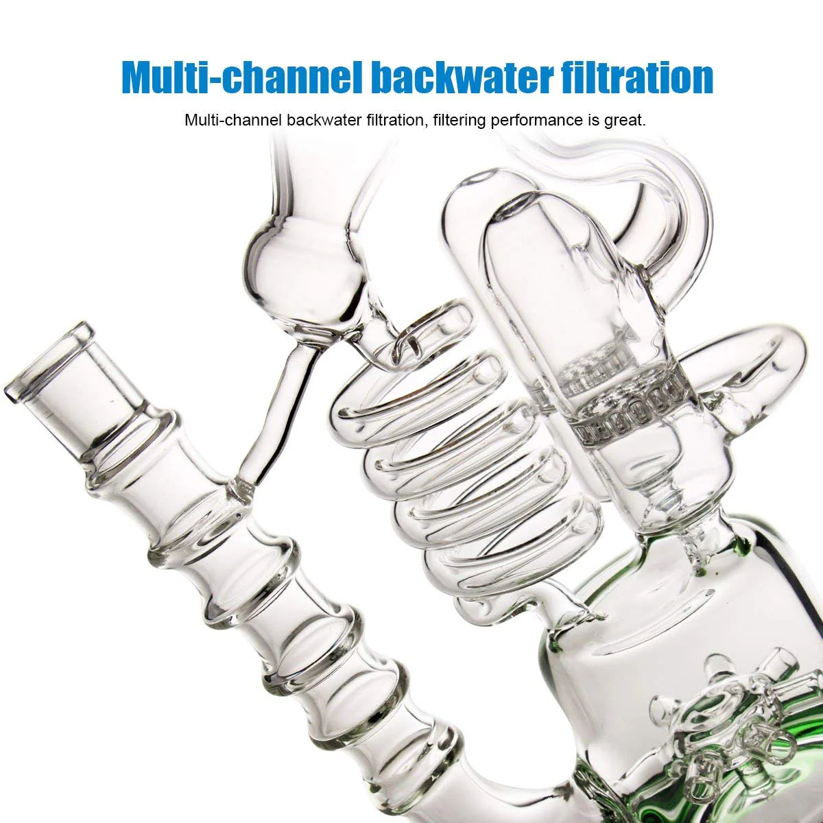 Recycler Galss Bong | 14.4mm 13inch - RORA