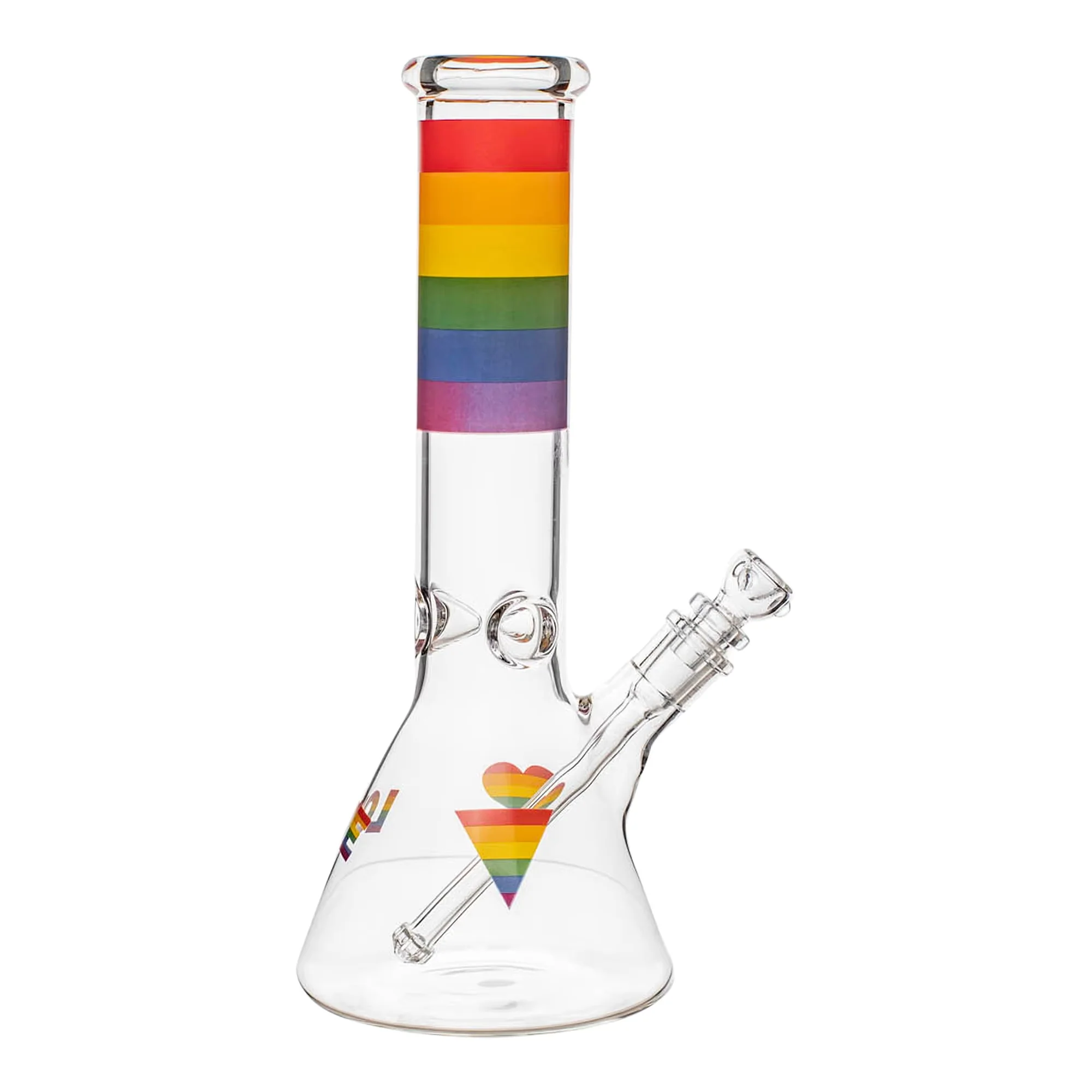 Rainbow Glass Beaker Bong | 12 inch - RORA