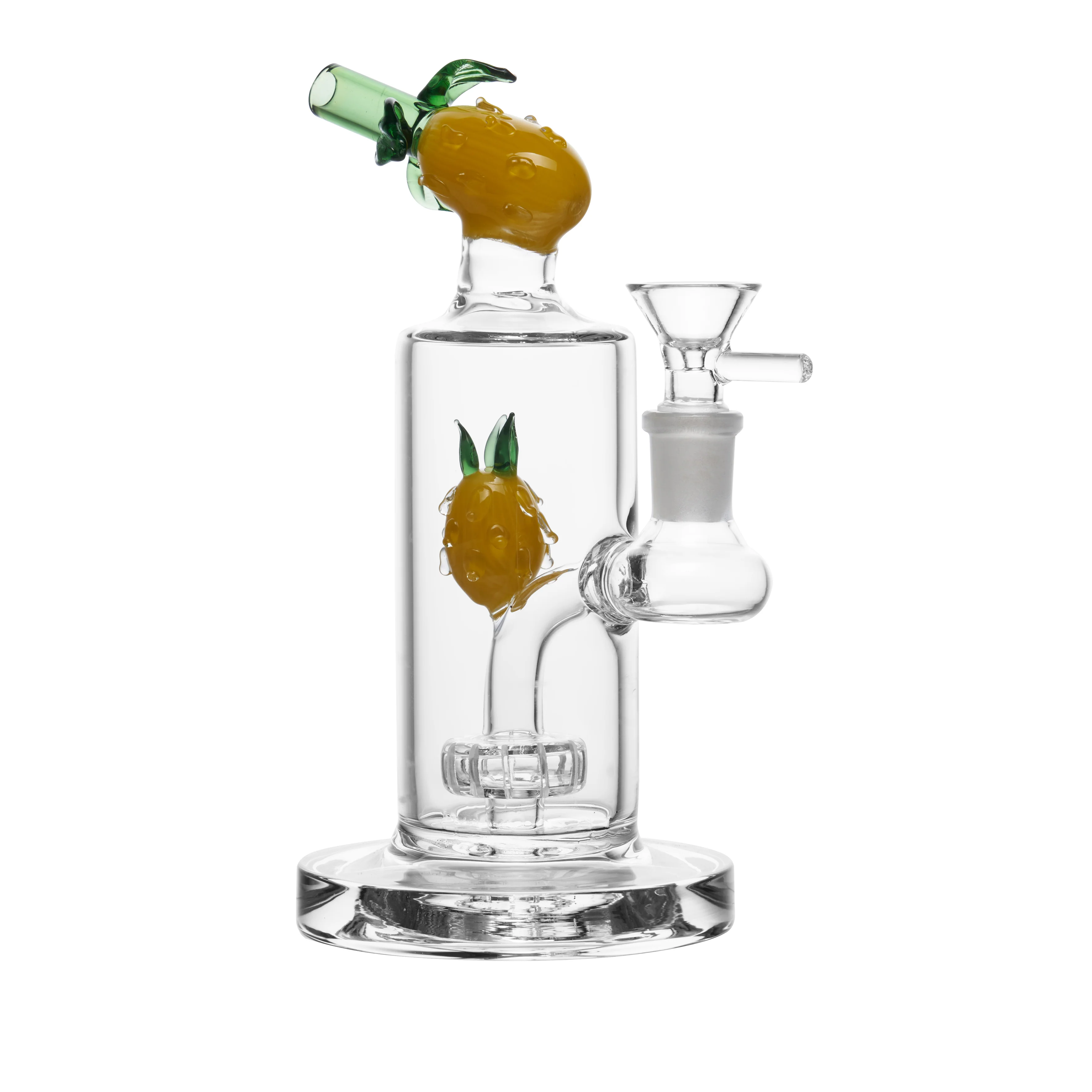 Cute Mini Pineapple Glass Bong | 8 Inch - RORA