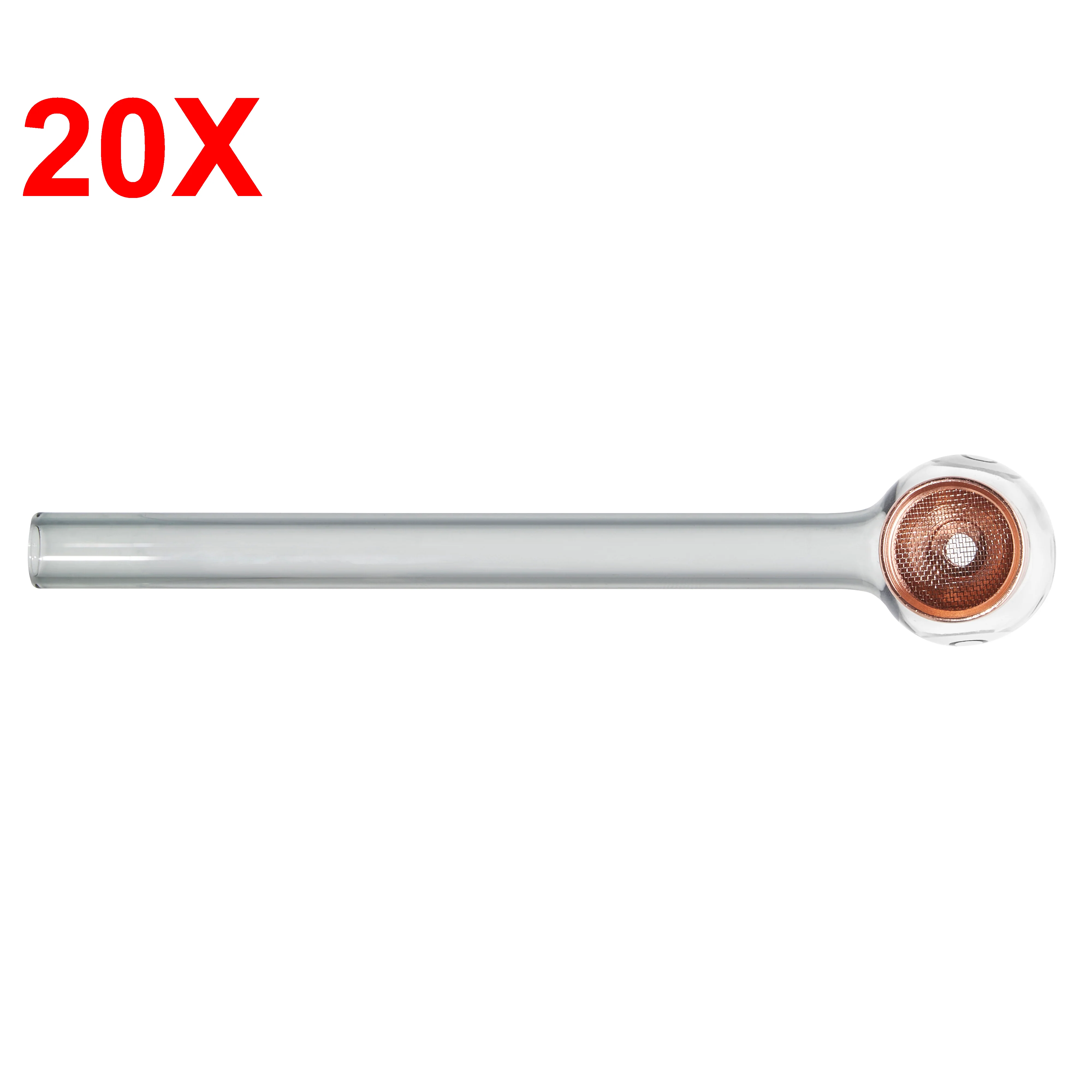 Golden Glass Pipe Oil Burner Pipe Bong 4.7In