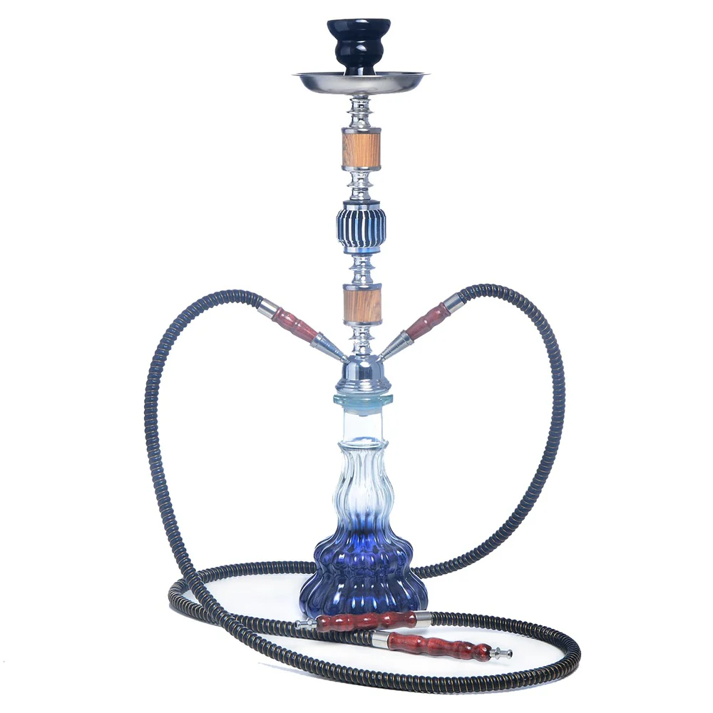 Arabian double barrel hookah set glass hookah - RORA