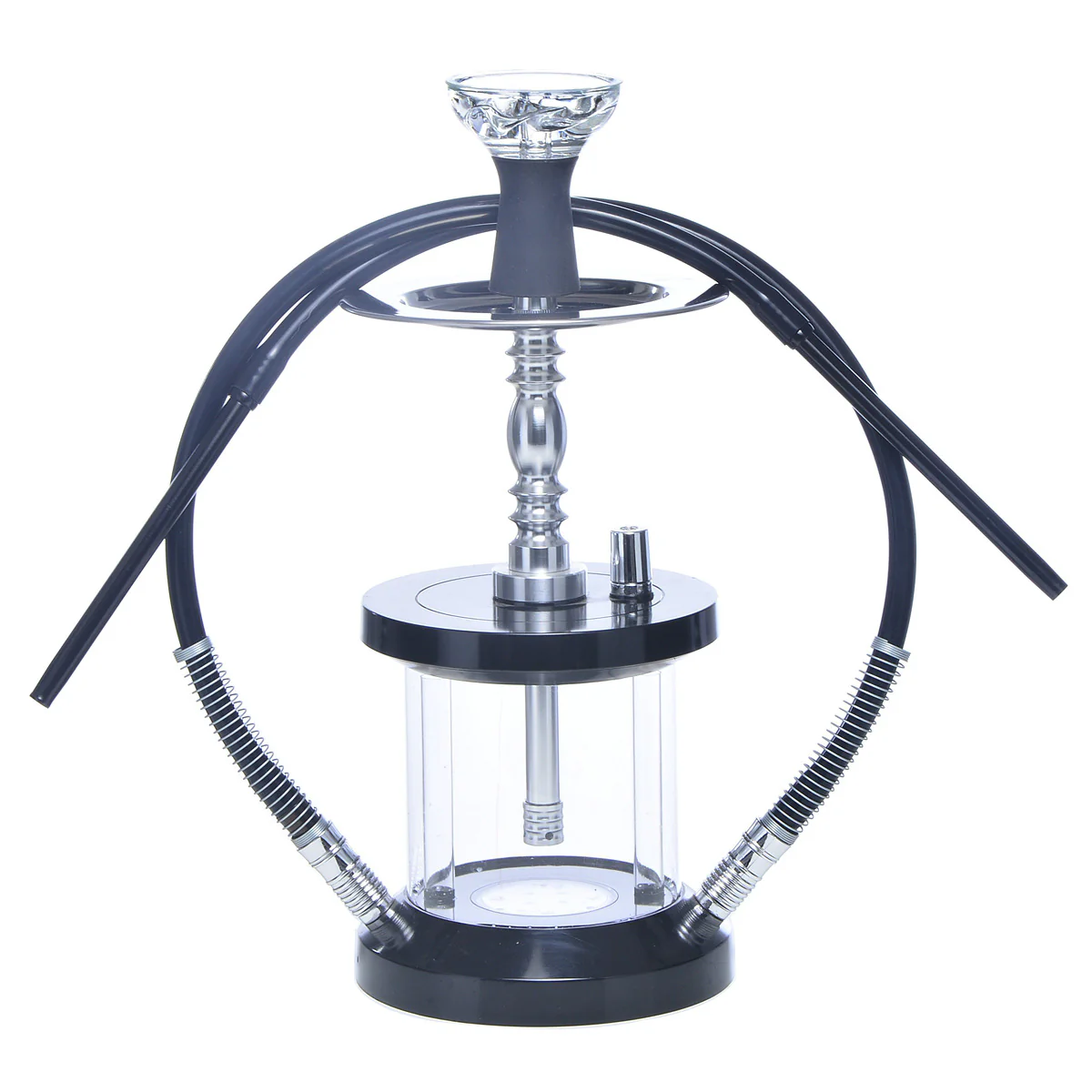 New hookah factory acrylic double tube large hookah plastic hookha shisha - RORA
