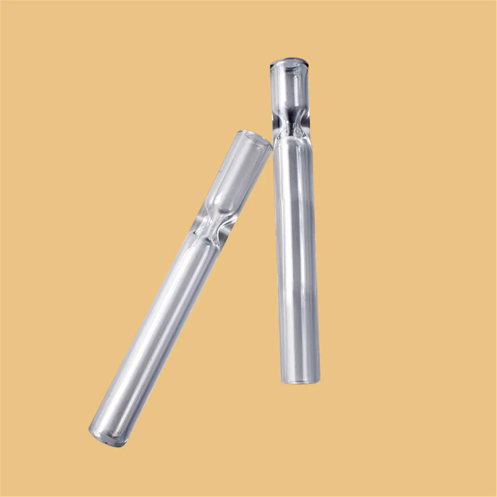 4″ Glass Pipe Water Bong Glass Straw Tube Filter Pipes Glass Filter