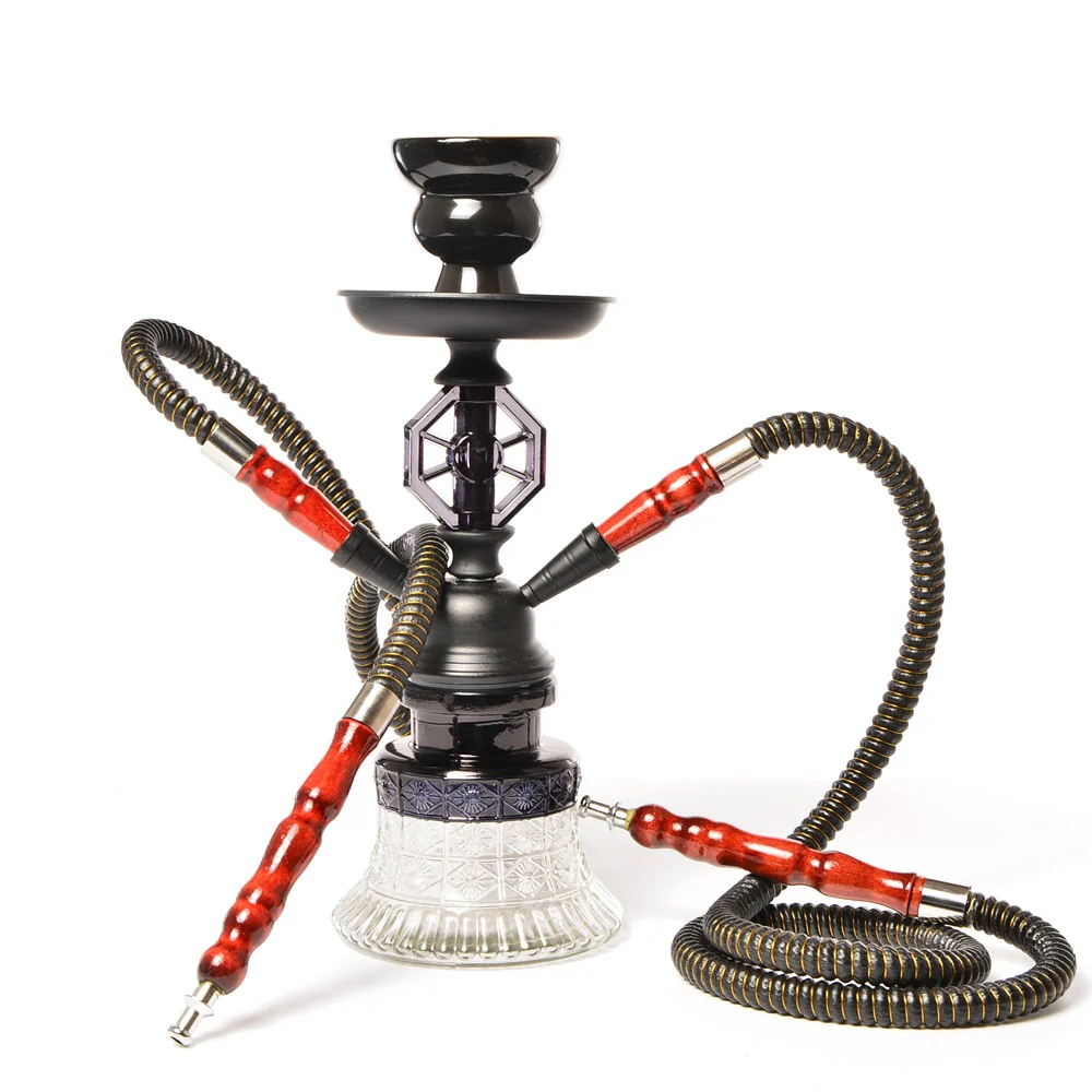 Arabic hookah set double tube glass hookah kettle / 26cm - RORA