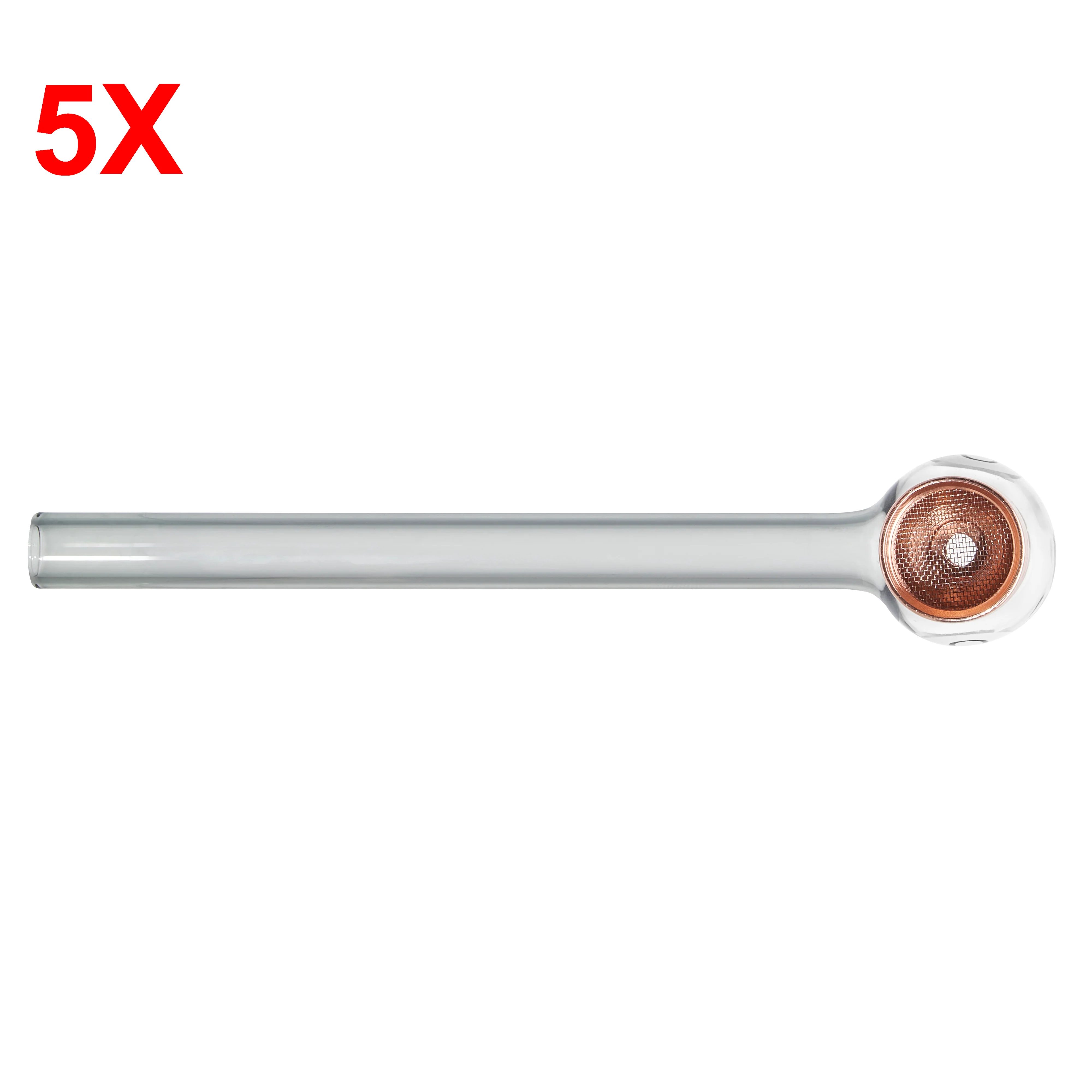 Golden Glass Pipe Oil Burner Pipe Bong 4.7In