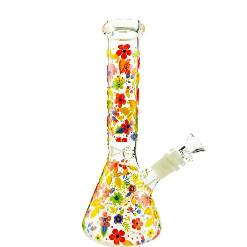 Floral Glass Bong | 9.8