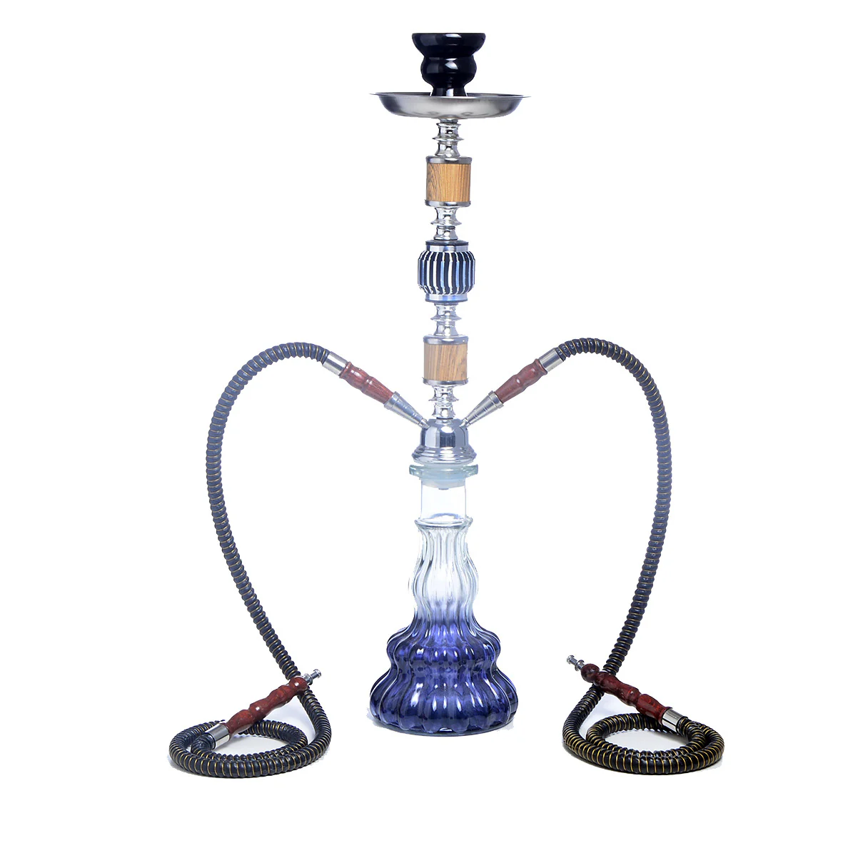Arabian double barrel hookah set glass hookah - RORA