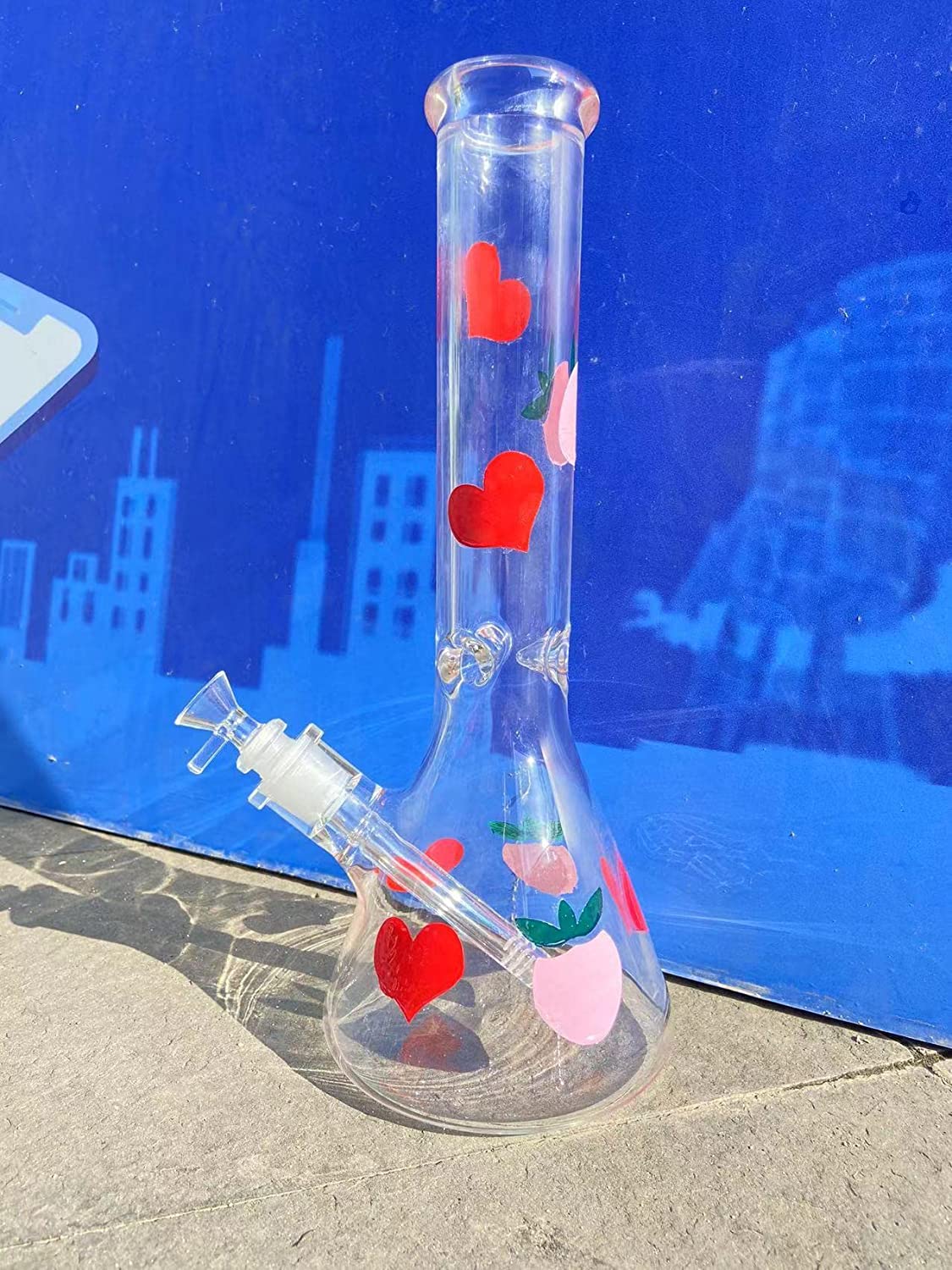 Handmade Glass Bong | 13.8in - RORA