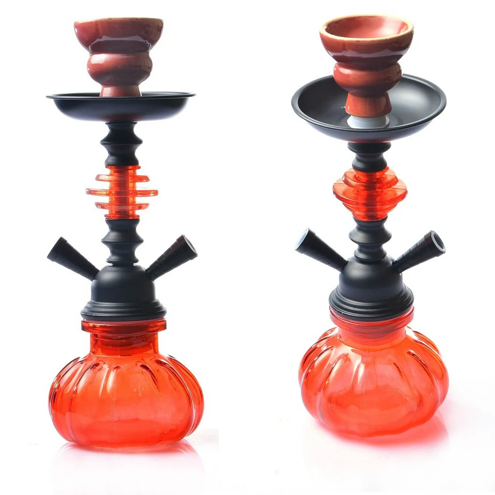 Hookah Arabian hookah glass small double-tube tobacco bottle - RORA
