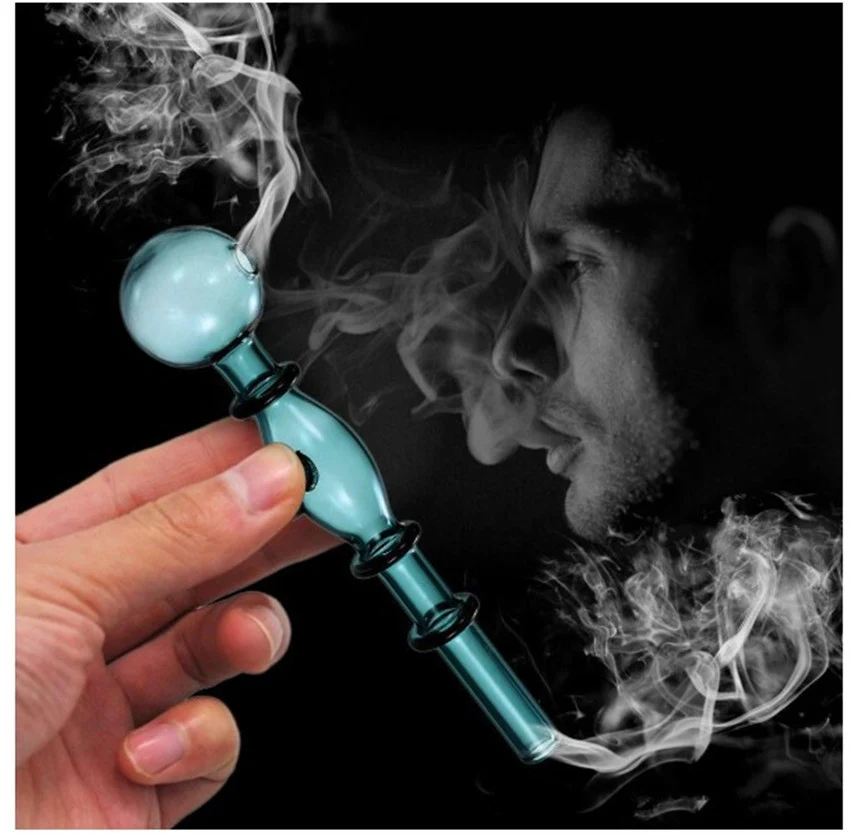 Colorful Mini Glass Pipe Sweet Puff Oil Burner Pipe