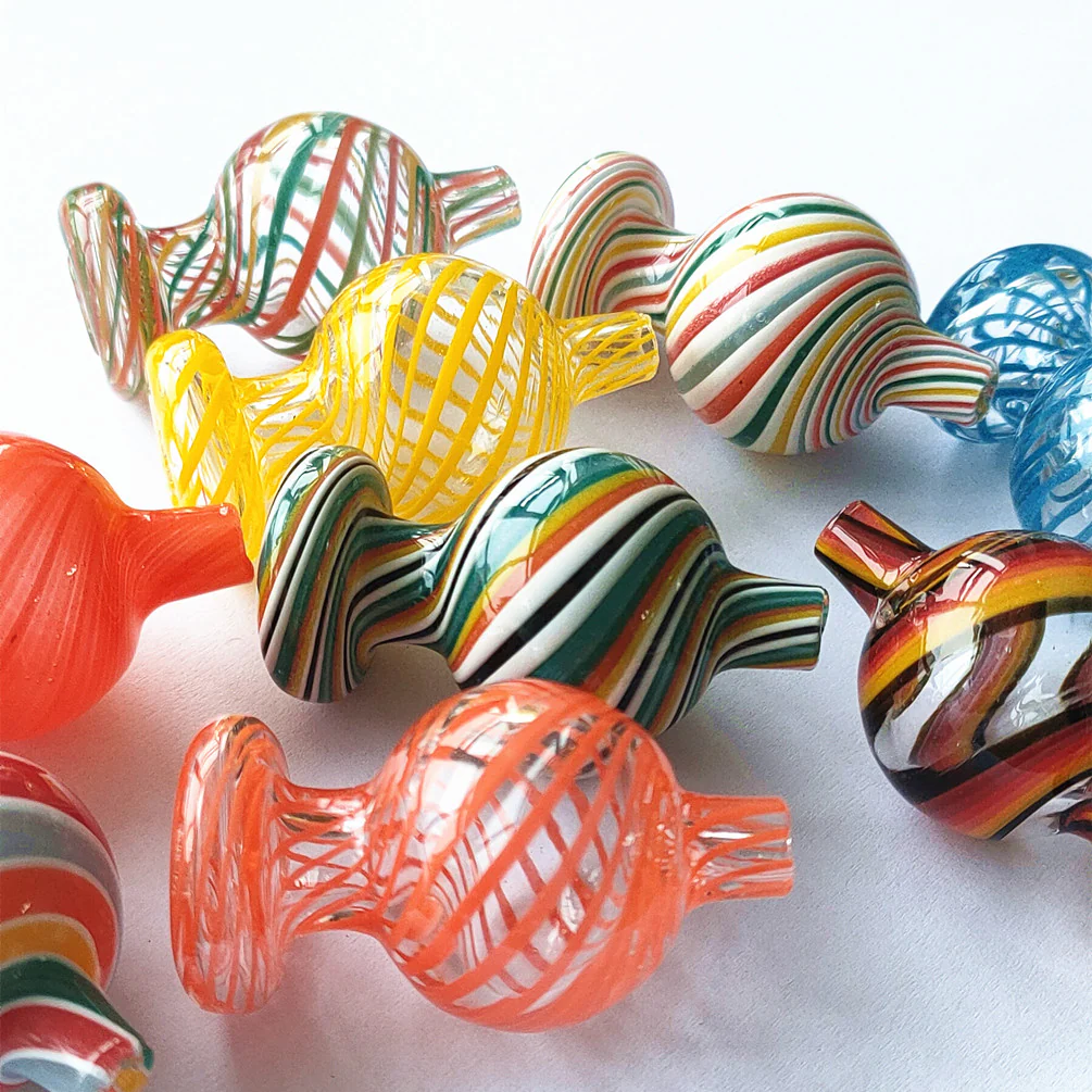 2PCS Glass Bubbler Carb Cap OD 26mm Glass Caps Ball - RORA