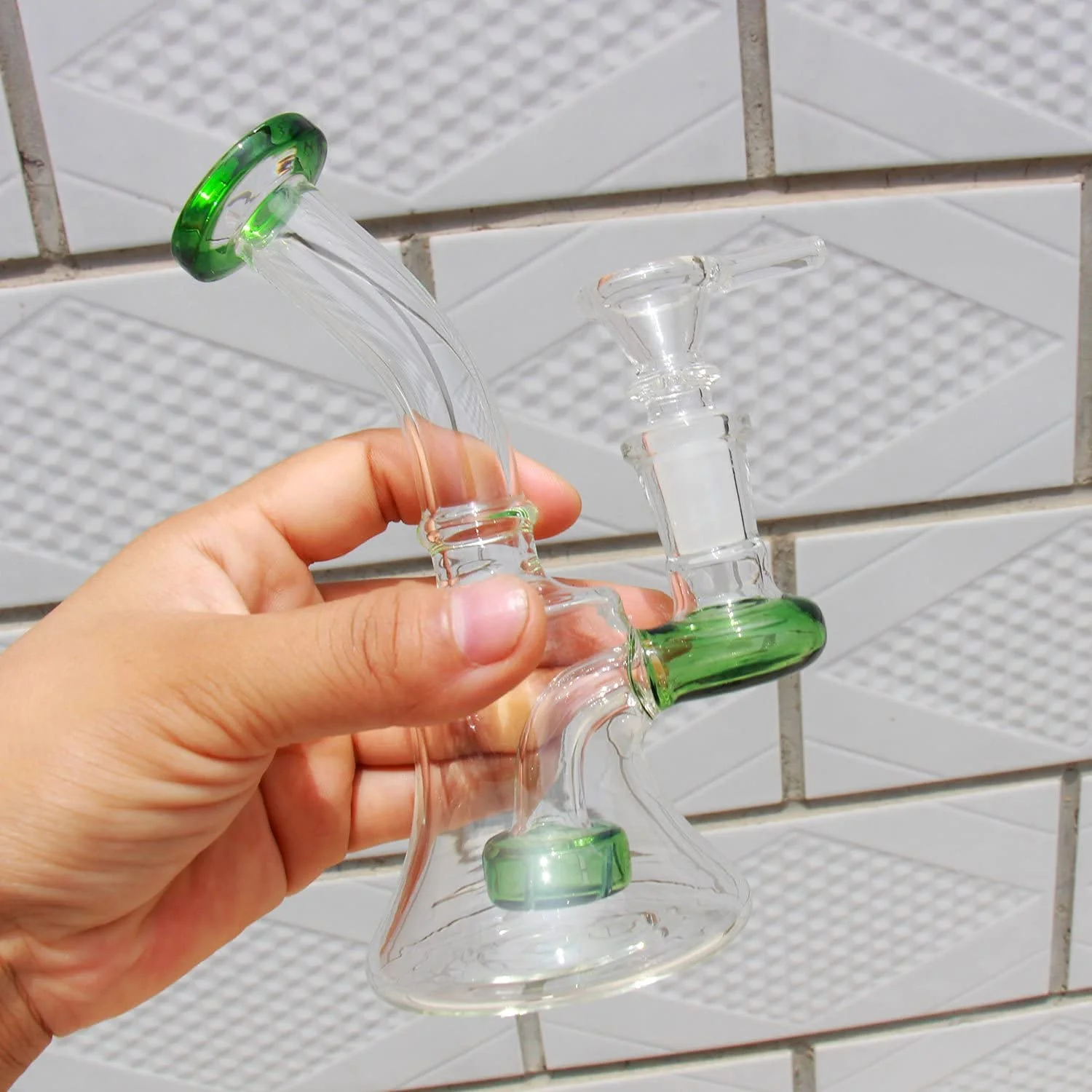 Mini Glass Bong | 14mm 6inch - RORA