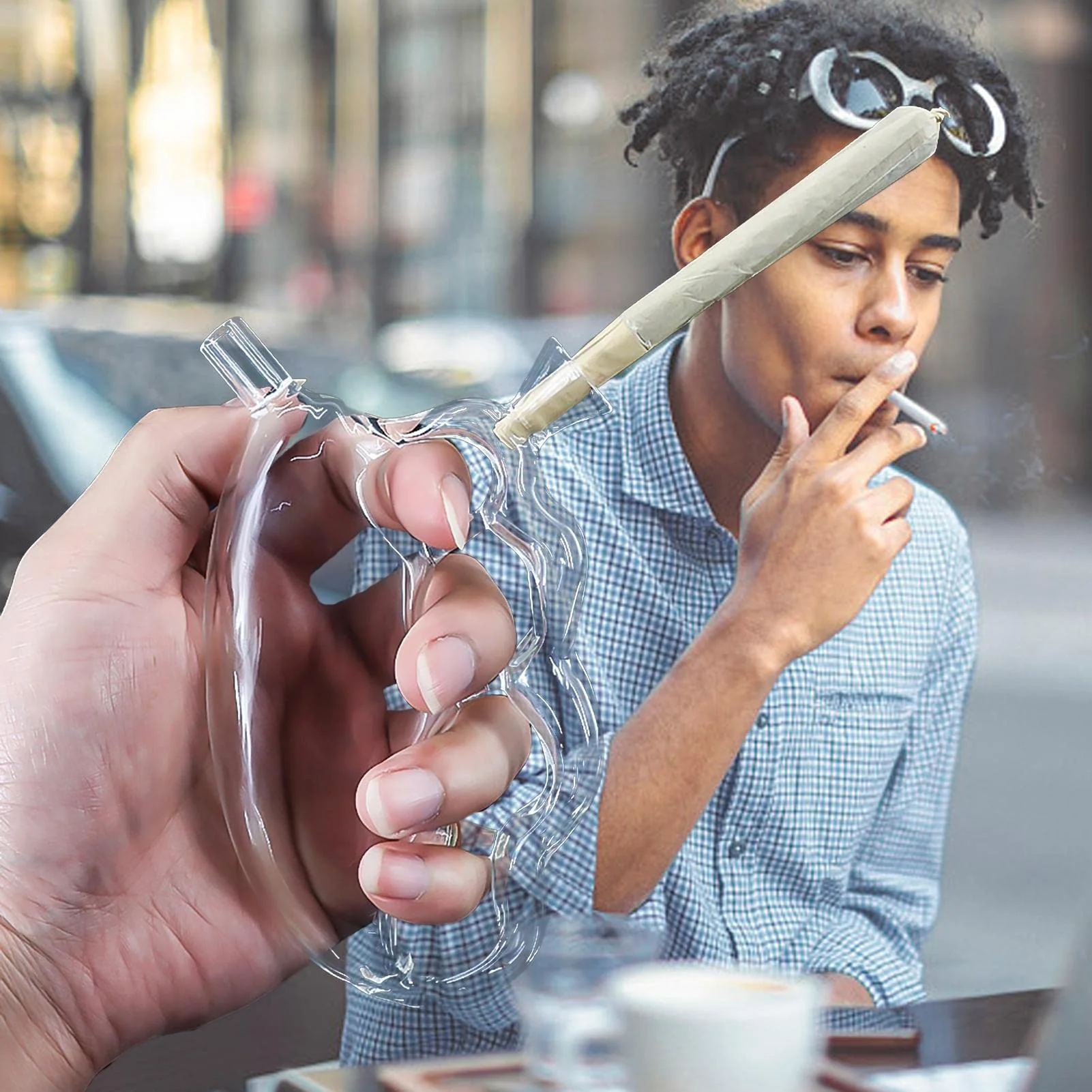 Glass Knuckle bubbler Crafts