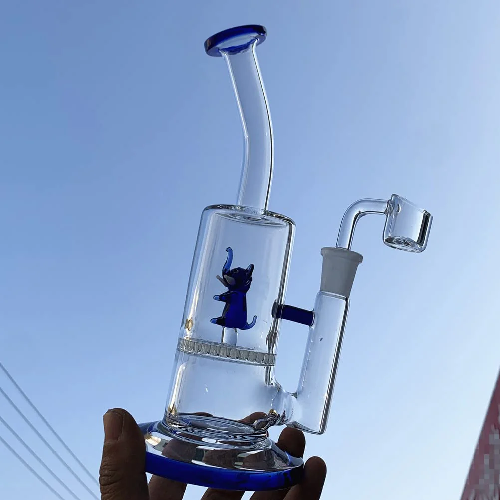9Inch Blue Elephant Glass Bong 14.5mm Joint - RORA